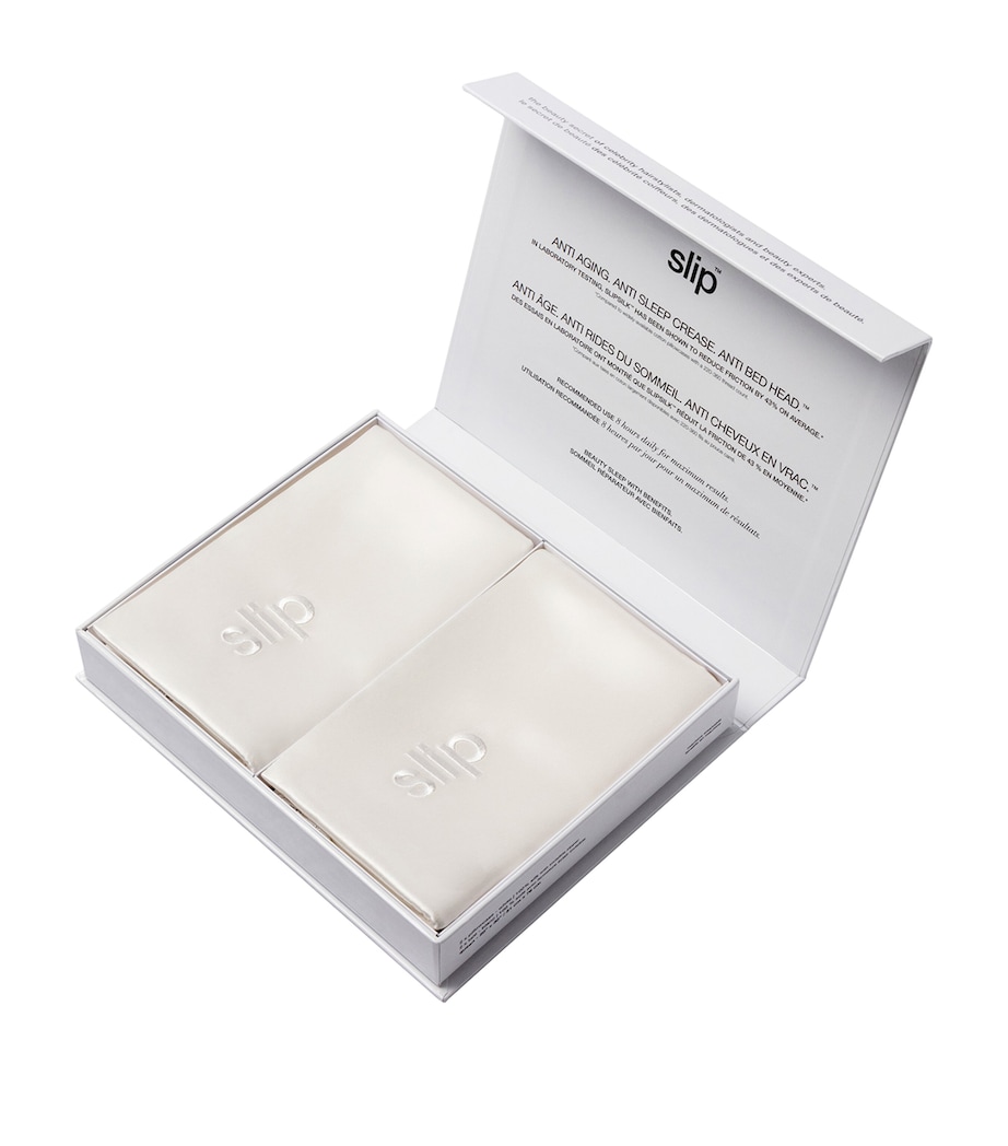 Silk Queen Pillowcase (Set of 2) WHITE Image 4