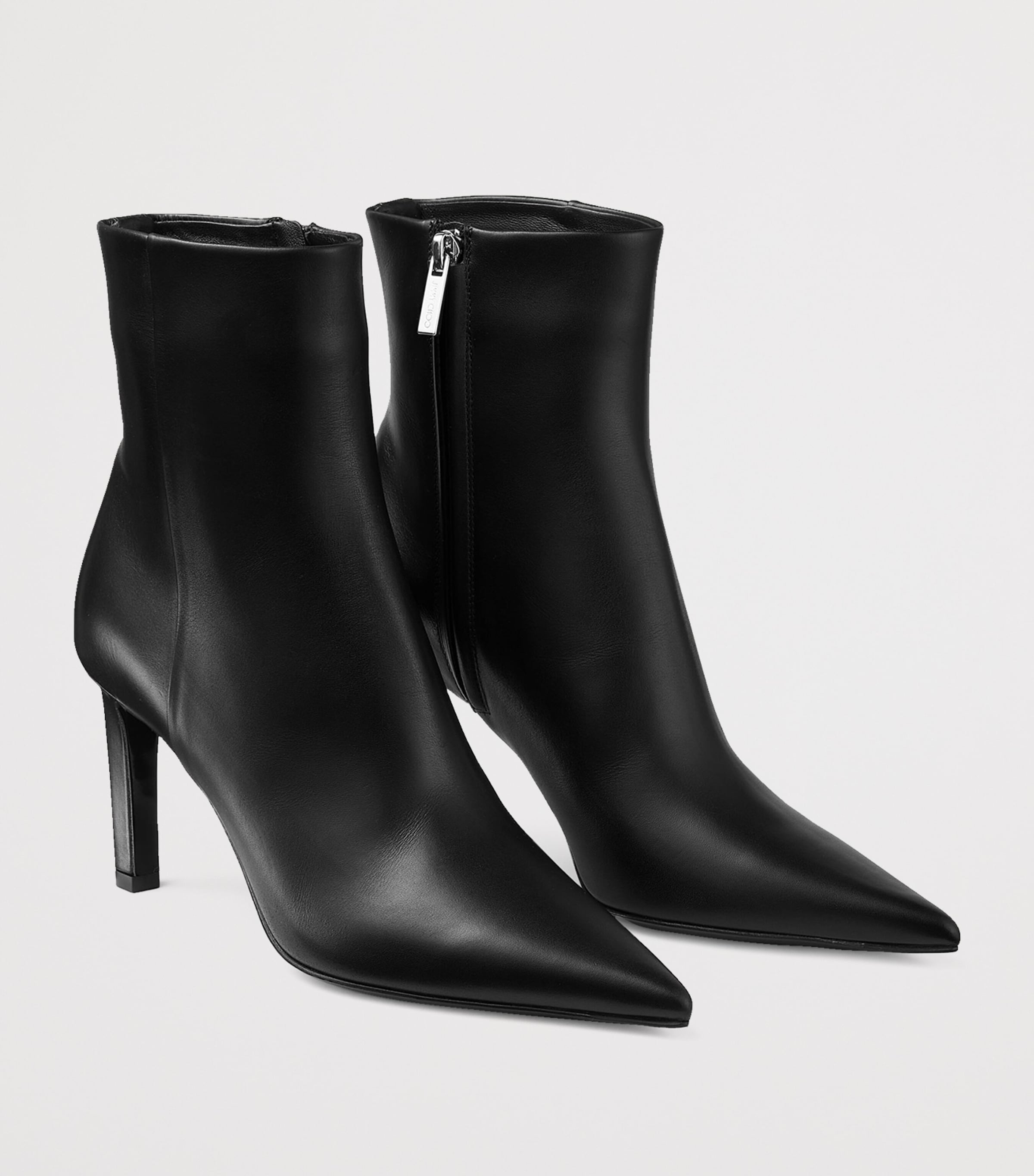 Frankie 85 Leather Ankle Boots BLACK Image 4