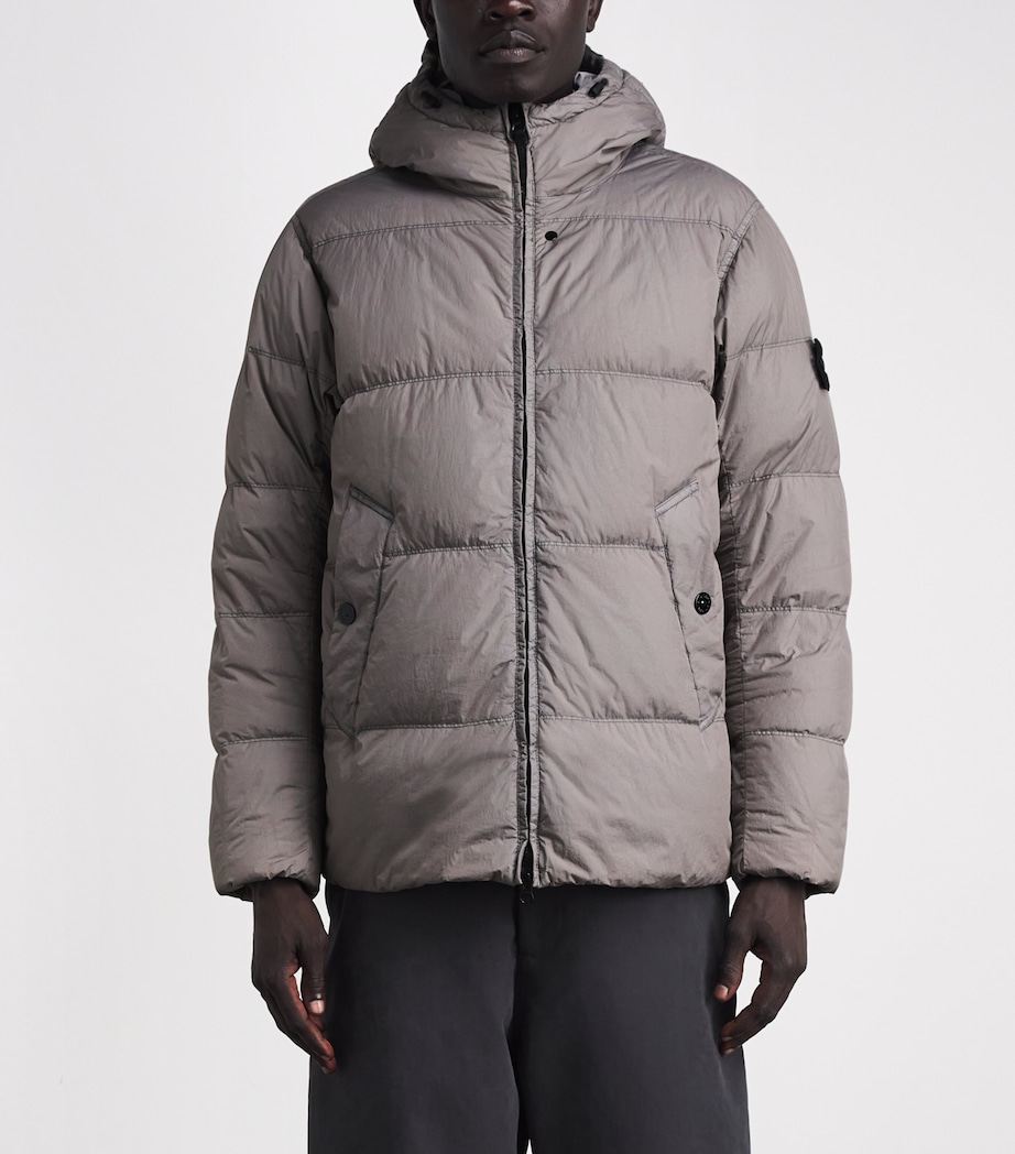 Stone Island Mens Crinkle Reps NY Puffer Jacket Image 4