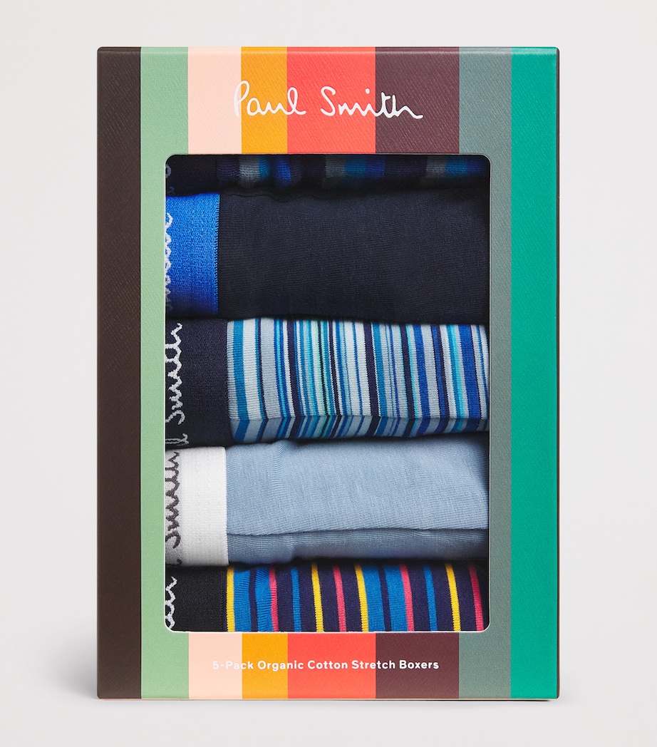 Stretch-Cotton Trunks (Pack of 5) 1A MUTICOLOUR Image 4