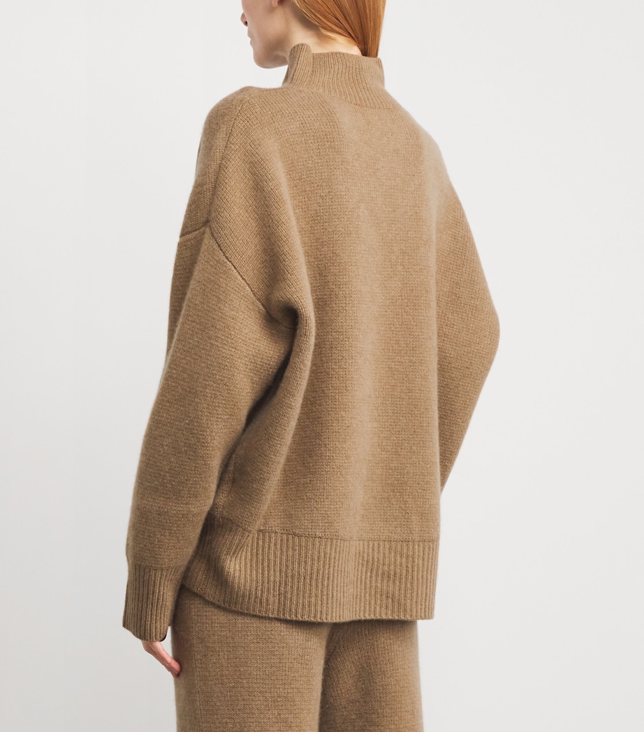 Organic Cashmere Nantes Sweater CAMEL Image 4