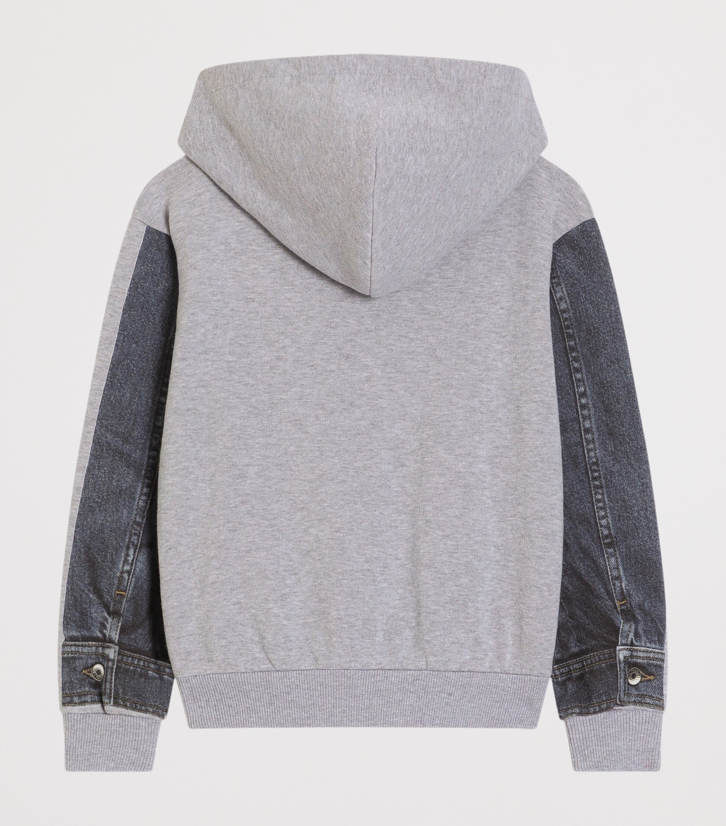 Dolce&Gabbana Kids Denim Print Zip-Up Hoodie (8-12+ Years) Combined Colou Image 2