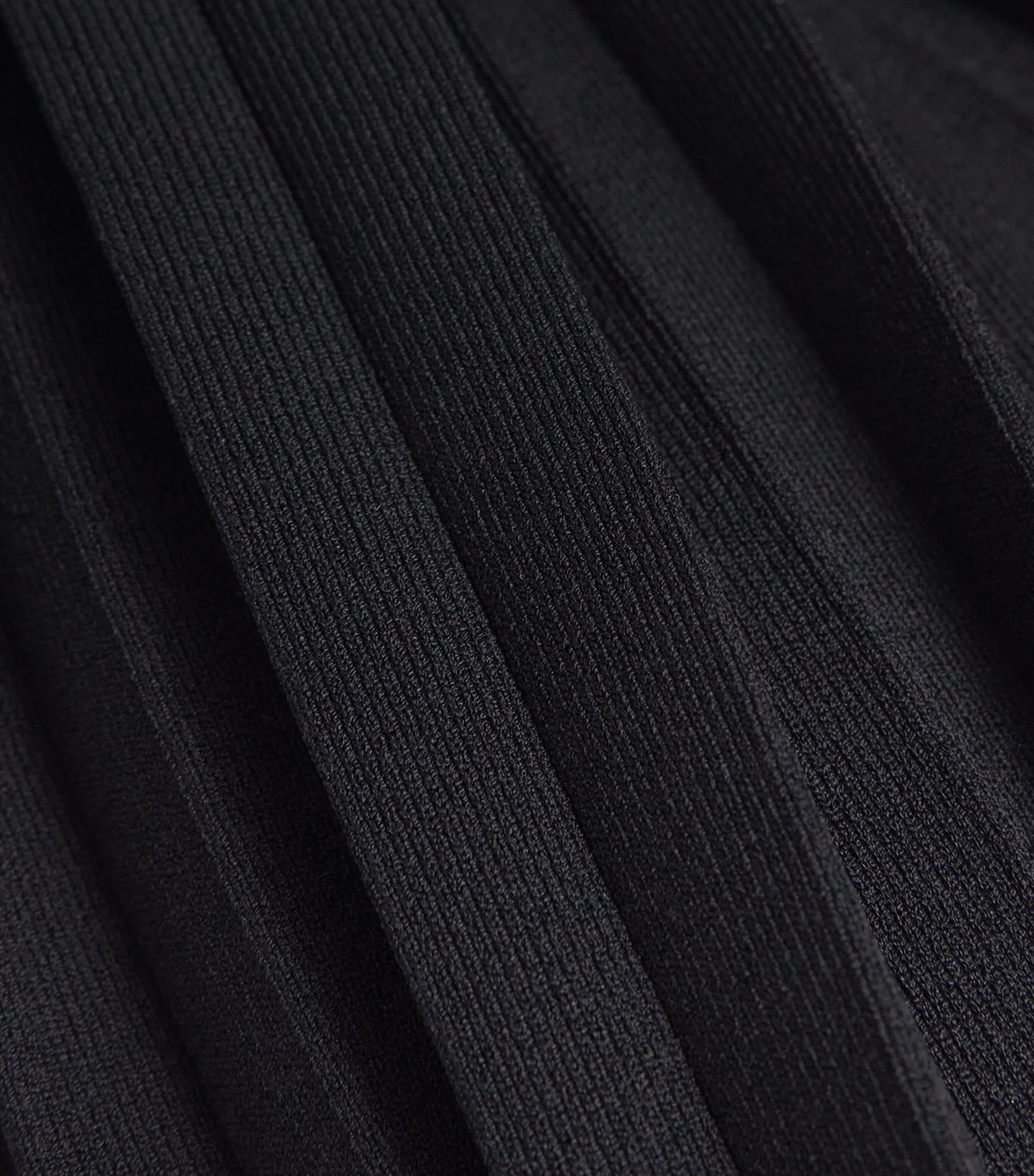 Knitted Midi Dress BLACK Image 5