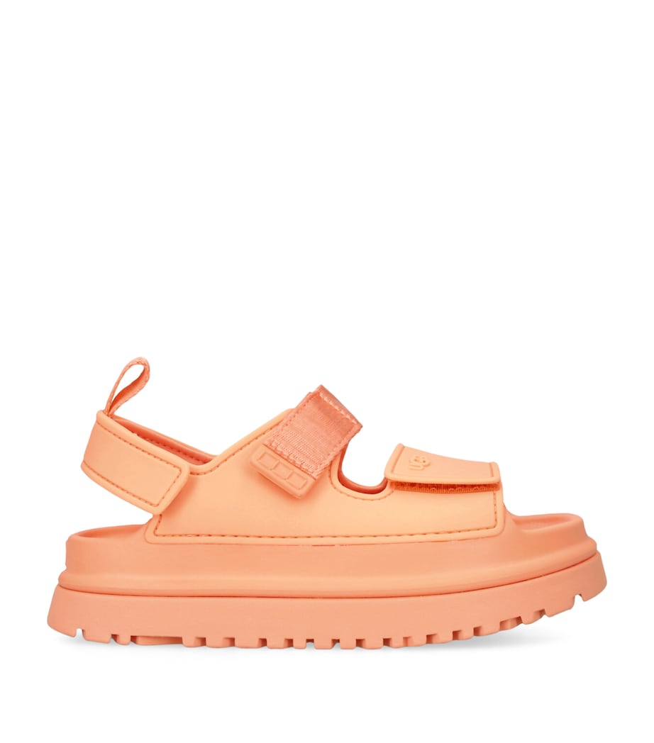 UGG Kids GoldenGlow Velcro Sandals Orange Image 1
