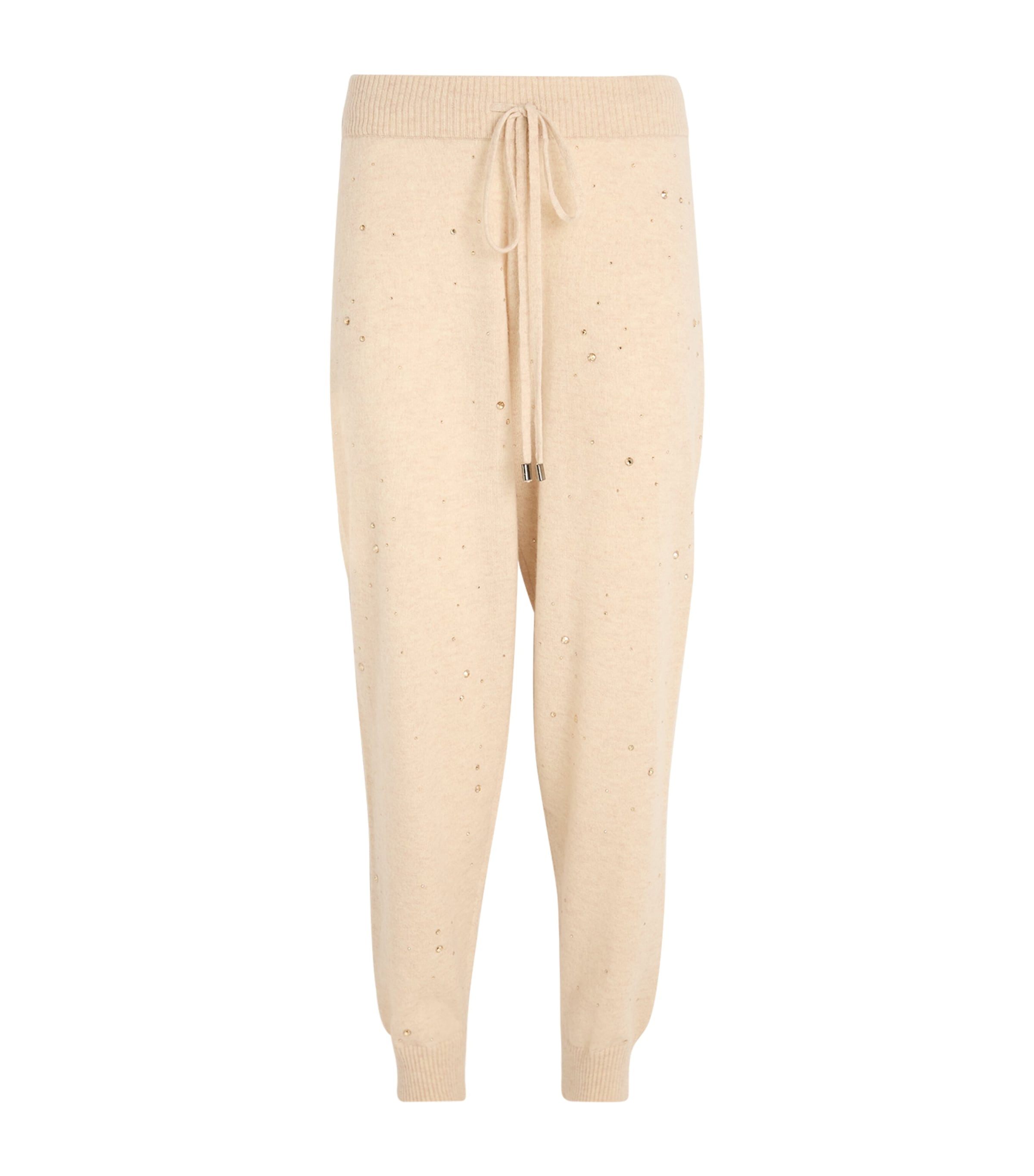 WILLIAM SHARP CASHMERE CRYSTAL-EMBELLISHED SWEATPANTS 