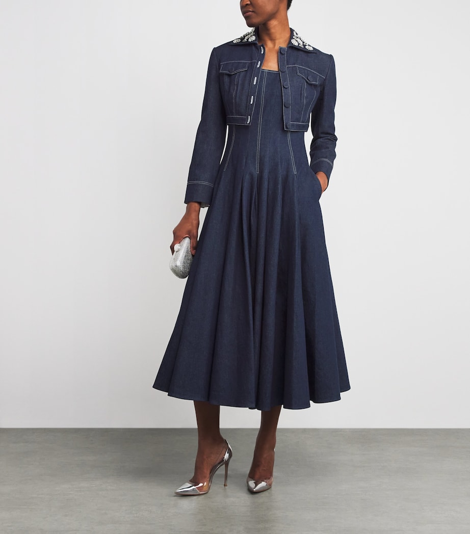 Denim Darla Midi Dress INDIGO Image 2
