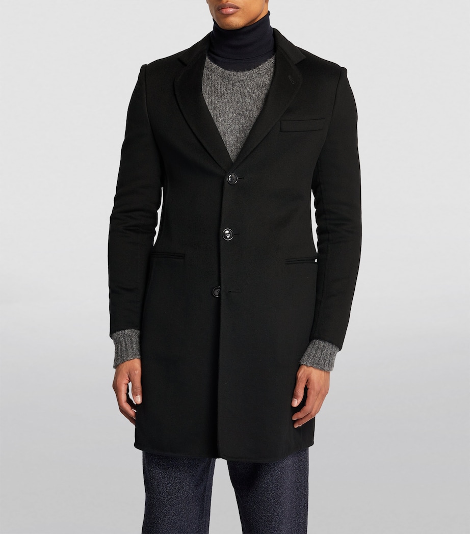 Cashmere Single-Breasted Coat UC99 Image 2