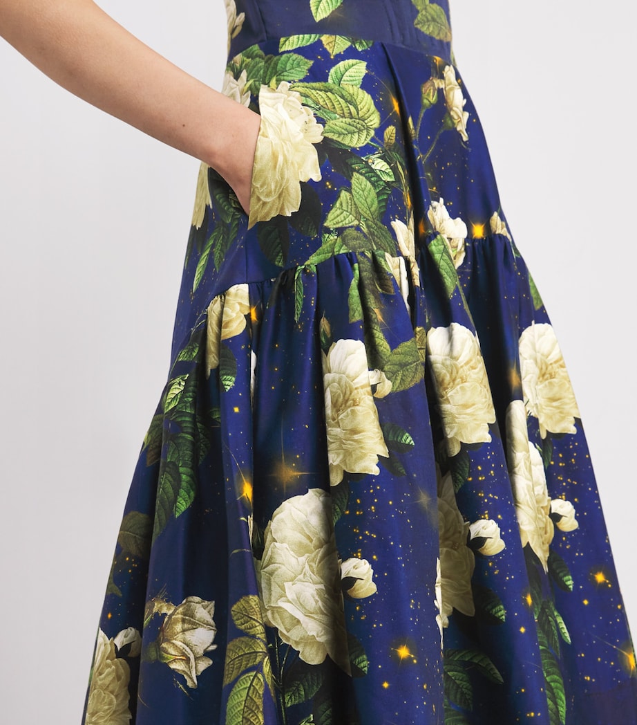 Floral Rosalee Midi Dress E439 TWILIGHT EDEN Image 6