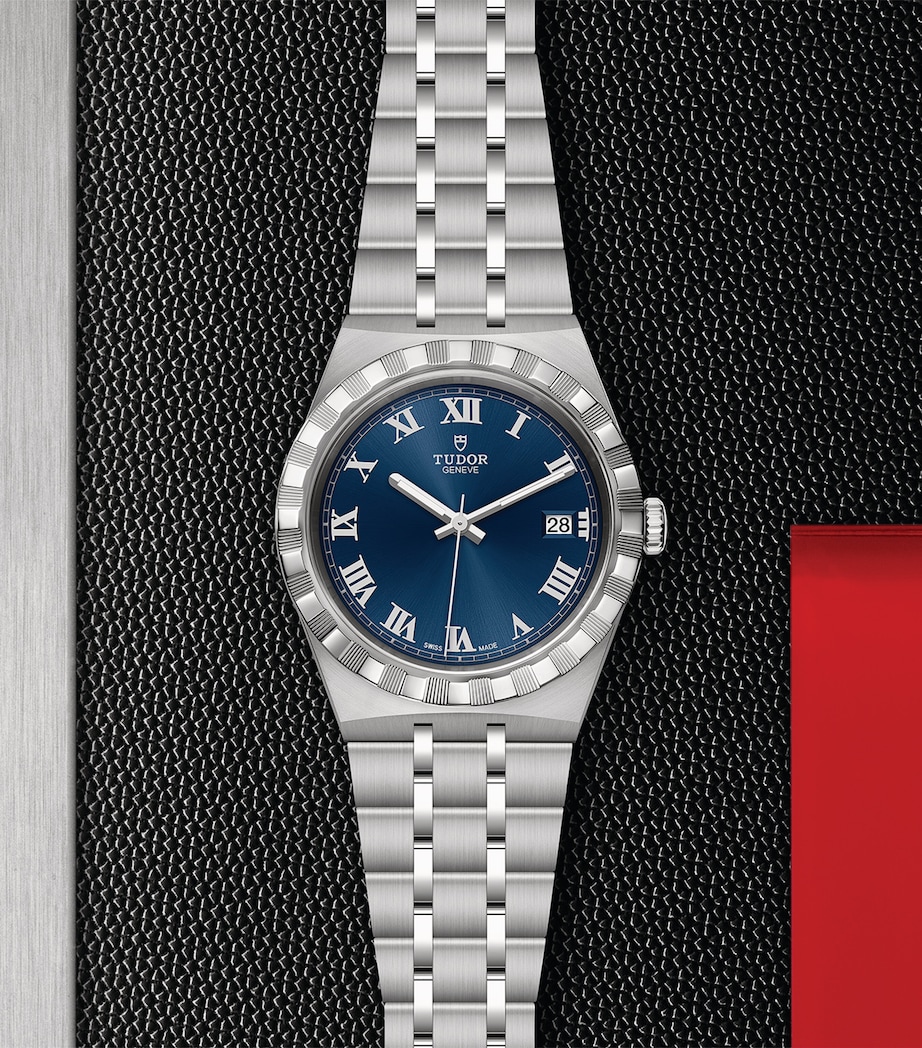 TUDOR Royal Stainless Steel Watch 38mm Blue Image 2