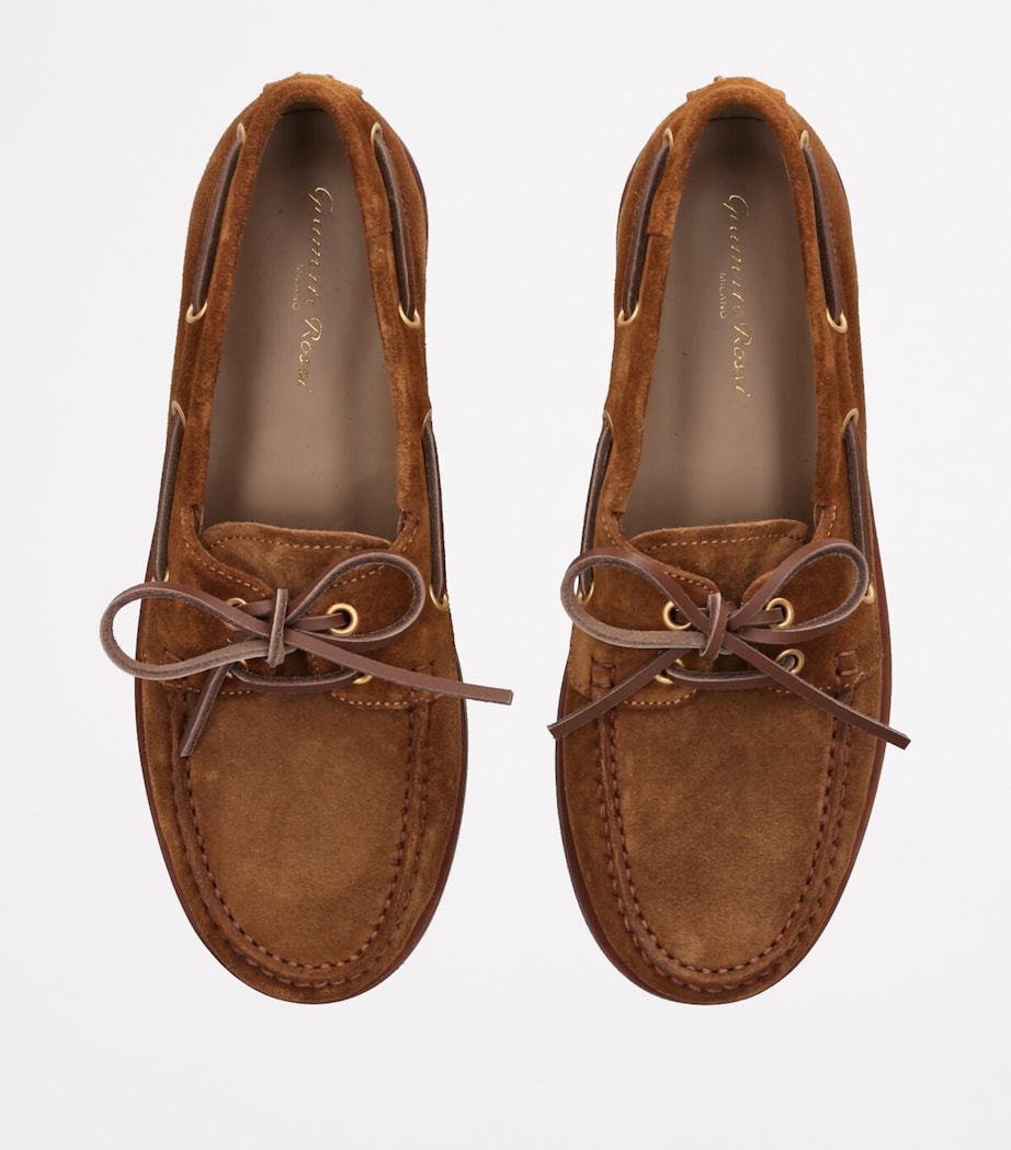 Suede Vandee Boat Shoes TAN Image 6