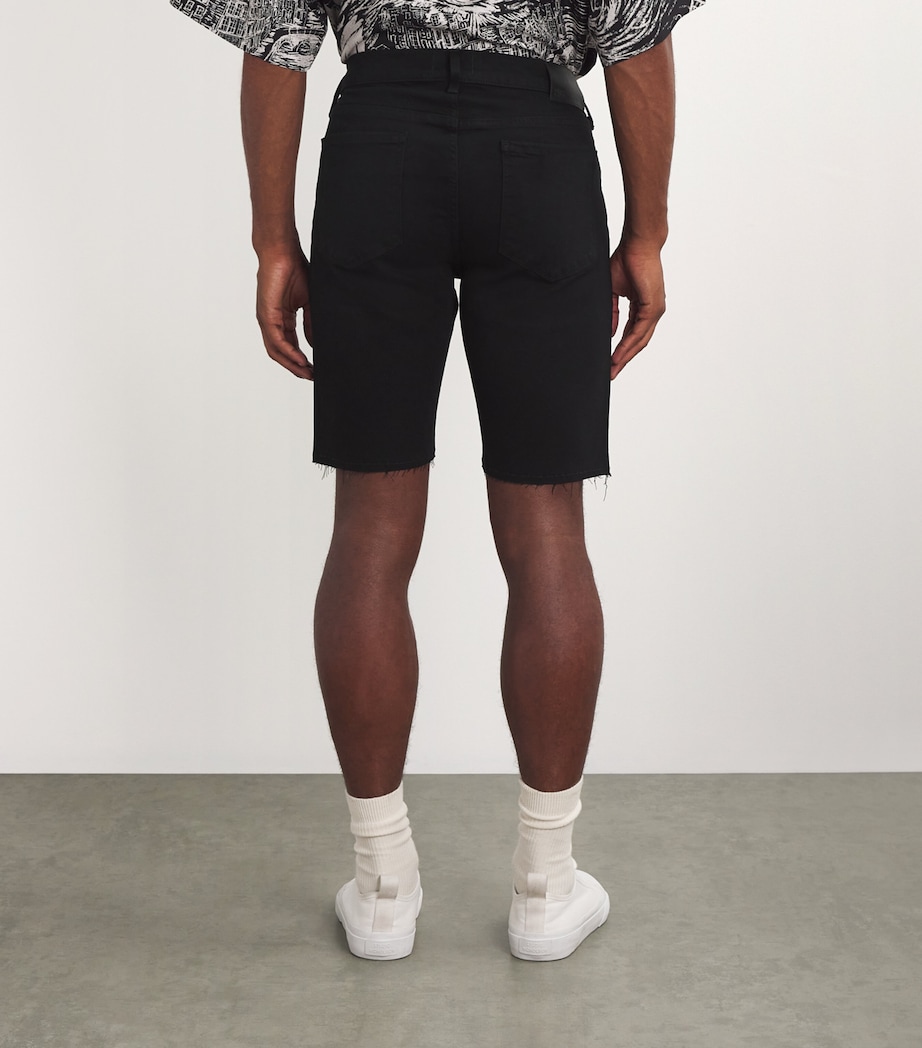 PAIGE Mens Federal Shorts Black Shadow Image 4