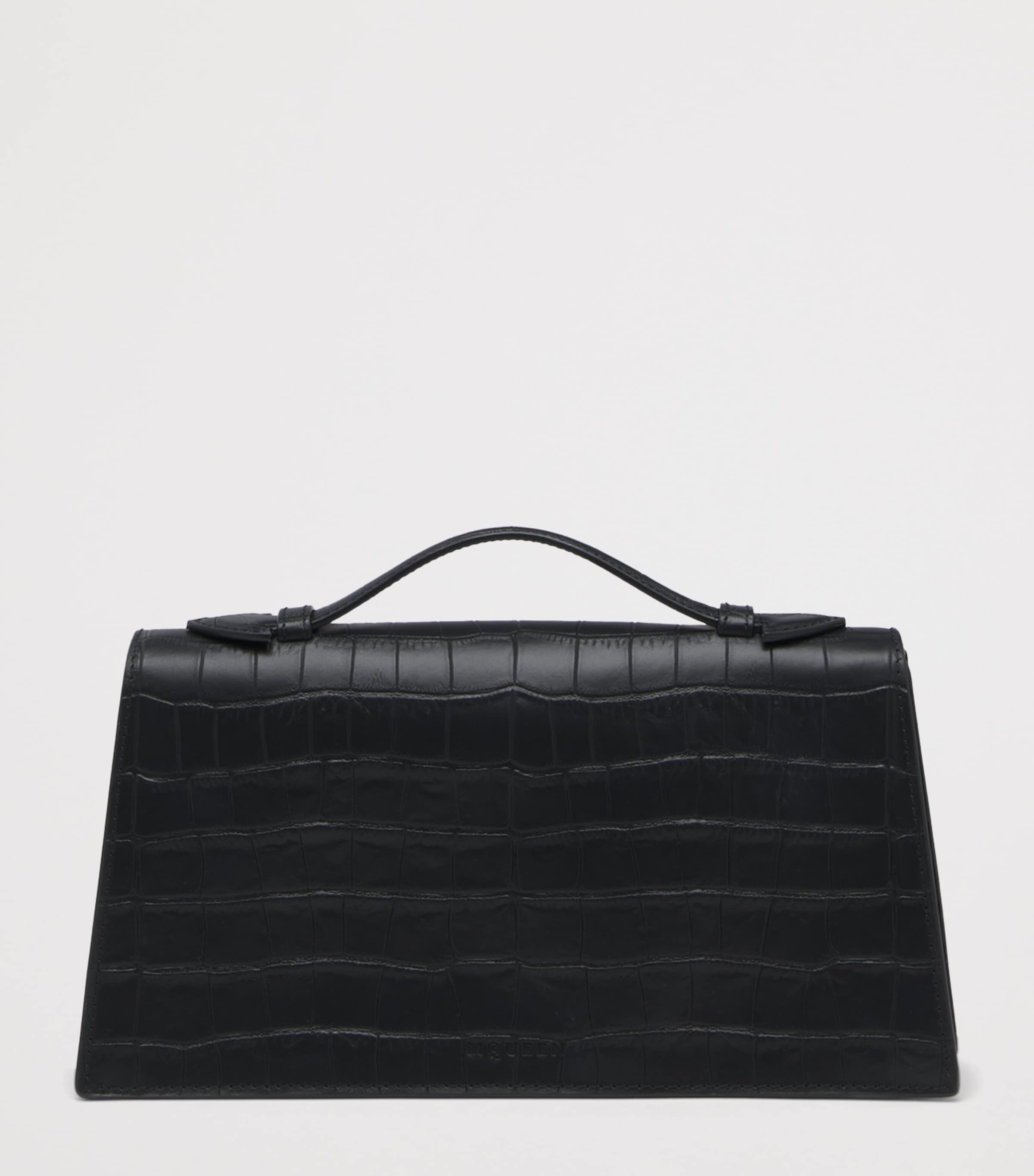 McQueen Leather Skull Top-Handle Bag Image 5
