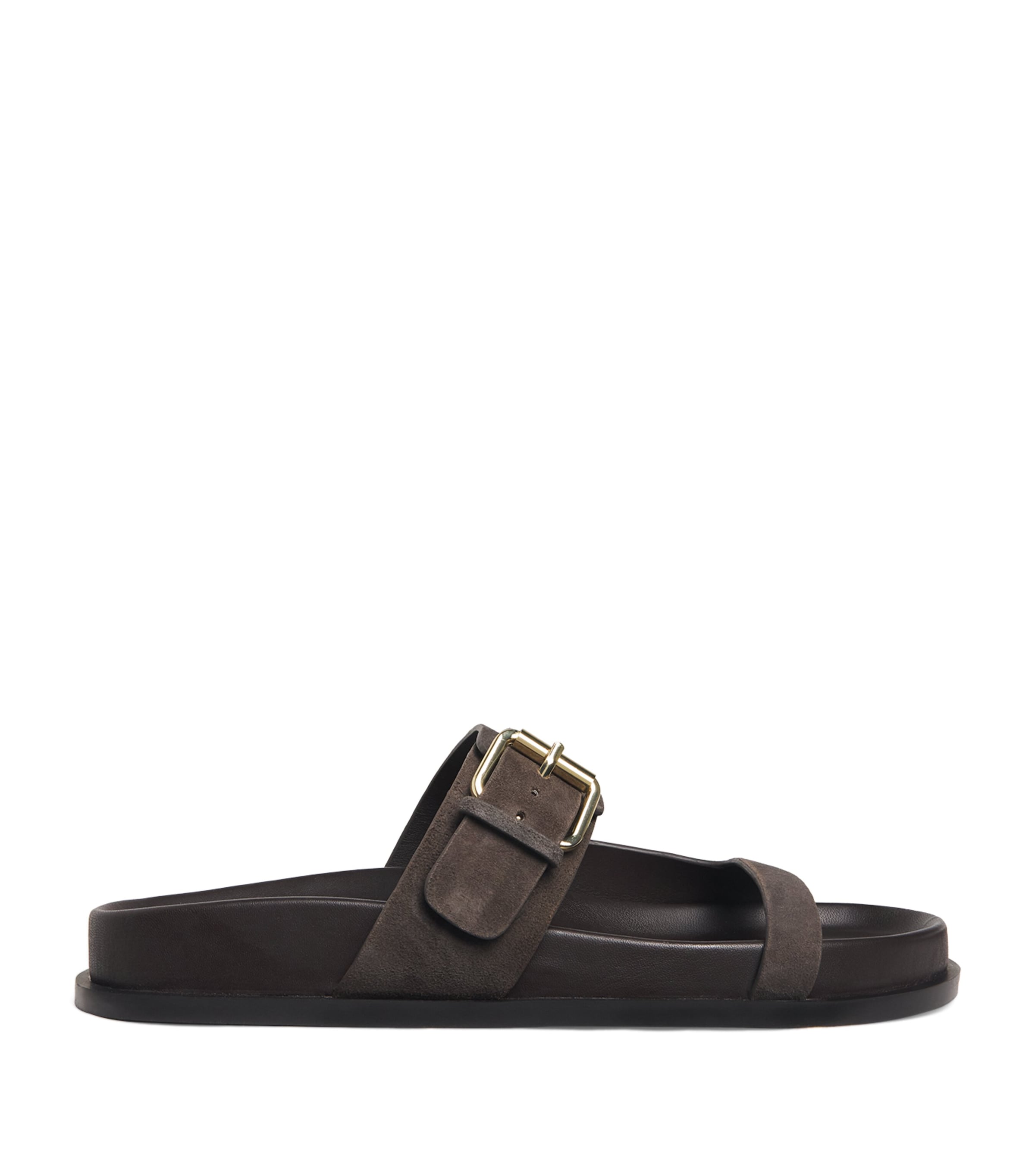 Shop A.emery Suede Prince Sandals In Brown
