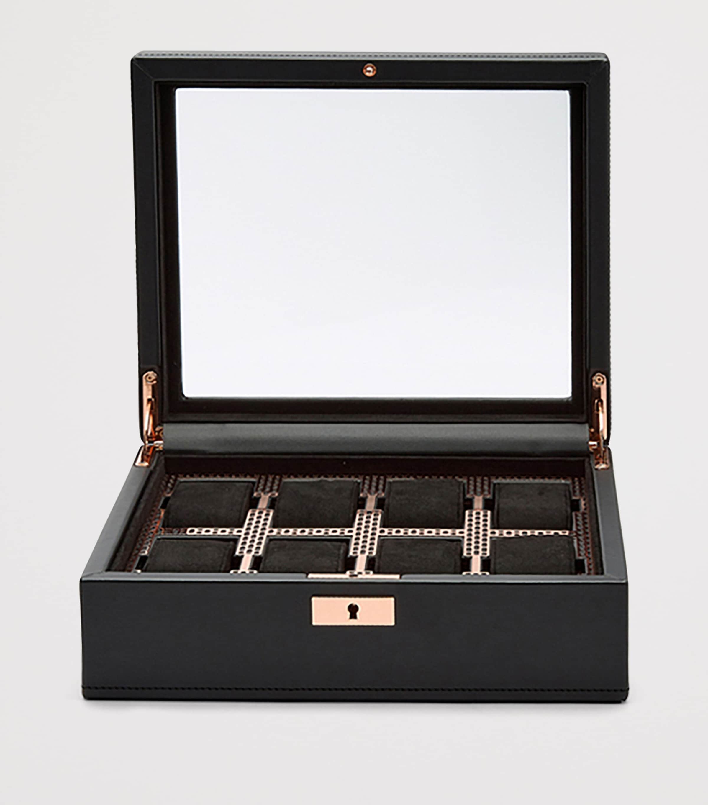 Vegan Leather Axis 8-Piece Watch Box COPPER Image 3