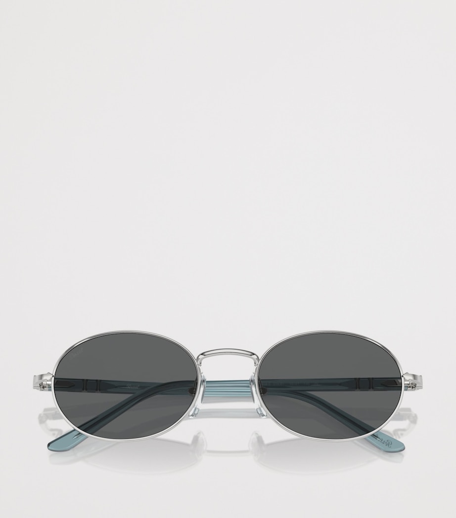 Persol Ida Oval Sunglasses Silver Image 5
