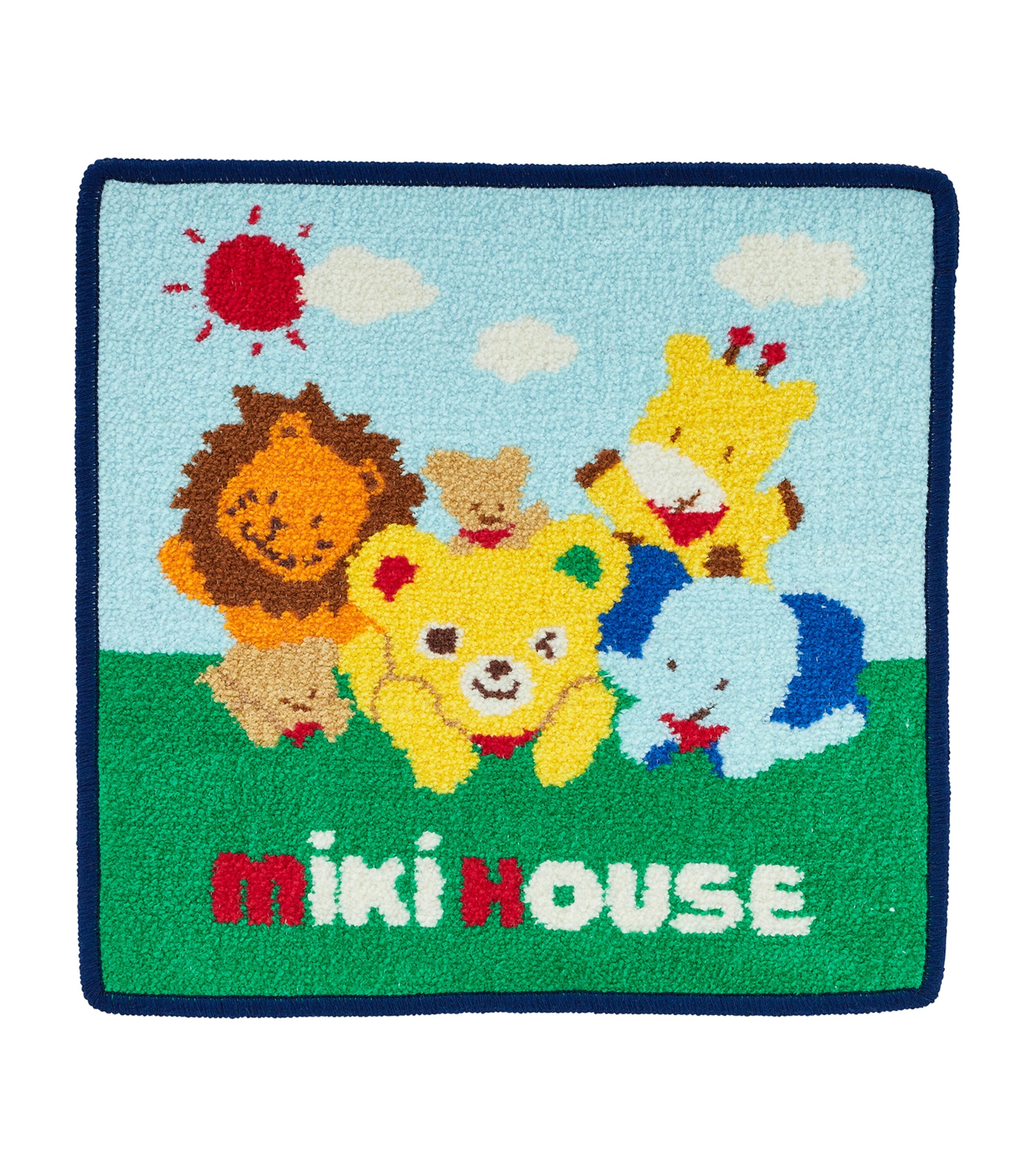 Miki House Cotton Logo Bath Mat