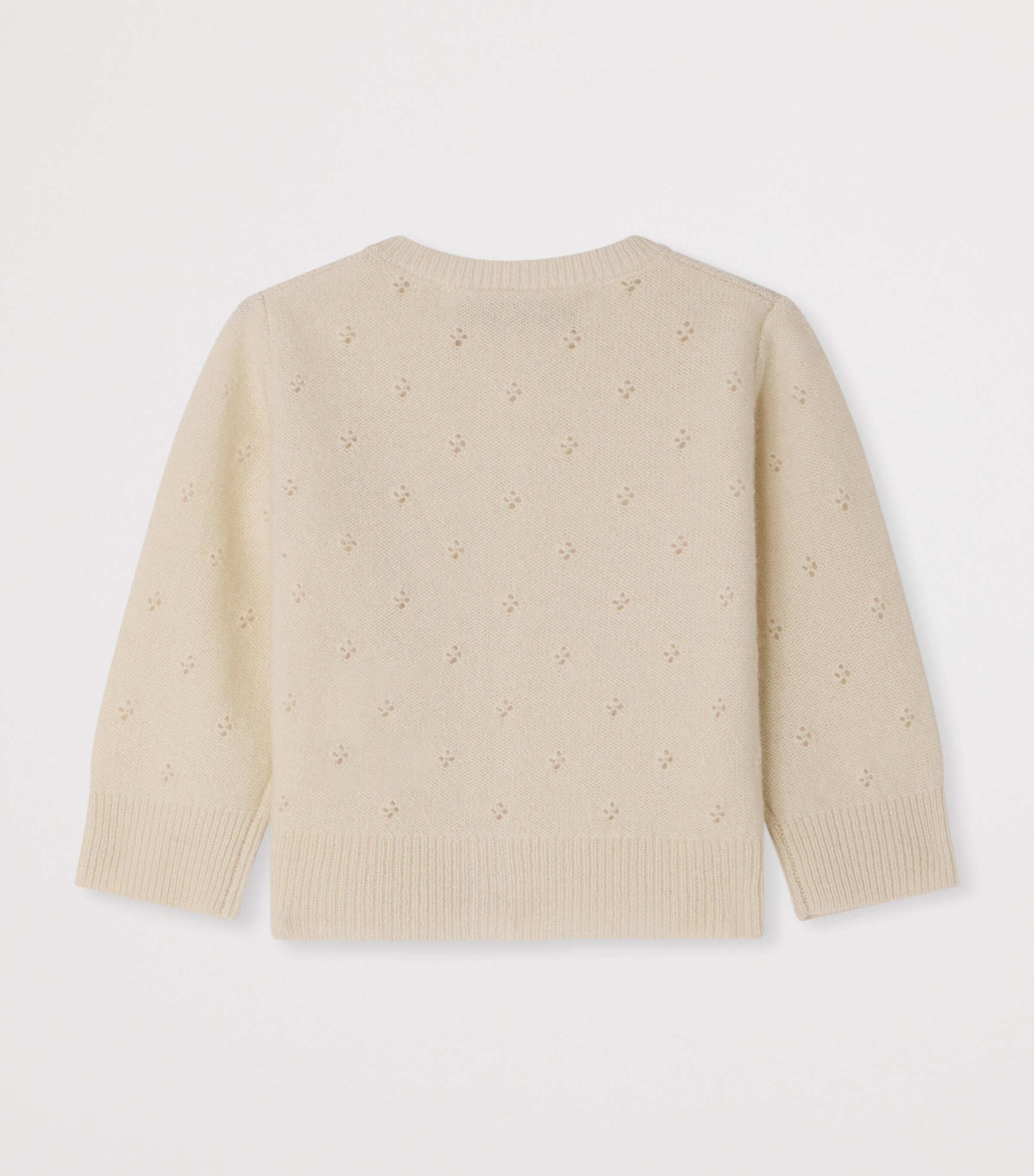 Bonpoint Cashmere Laelia Cardigan (1-18 Months) Ivoire Image 2