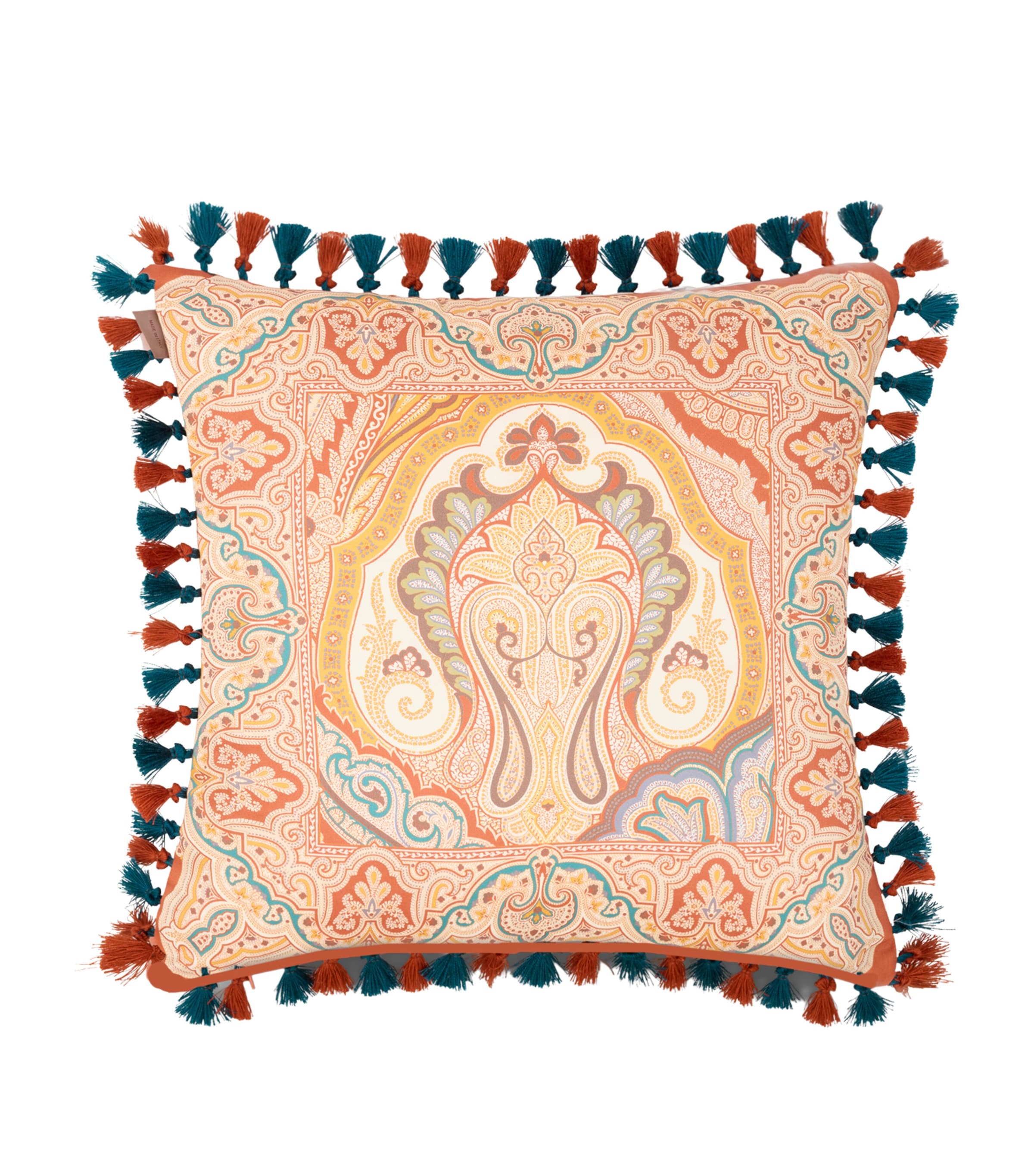 Etro Tassel-Trim Hoa Cushion (45cm x 45cm) Dark Brown Image 1