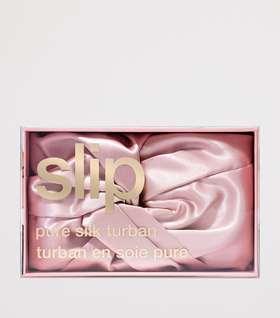 Slip Mulberry Silk Head Wrap Pink Image 10