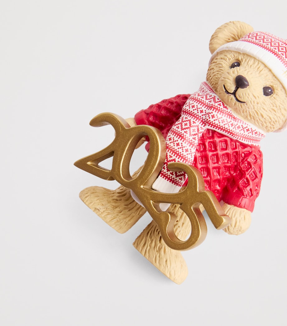 Christmas Bear 2025 Ornament BROWN Image 2