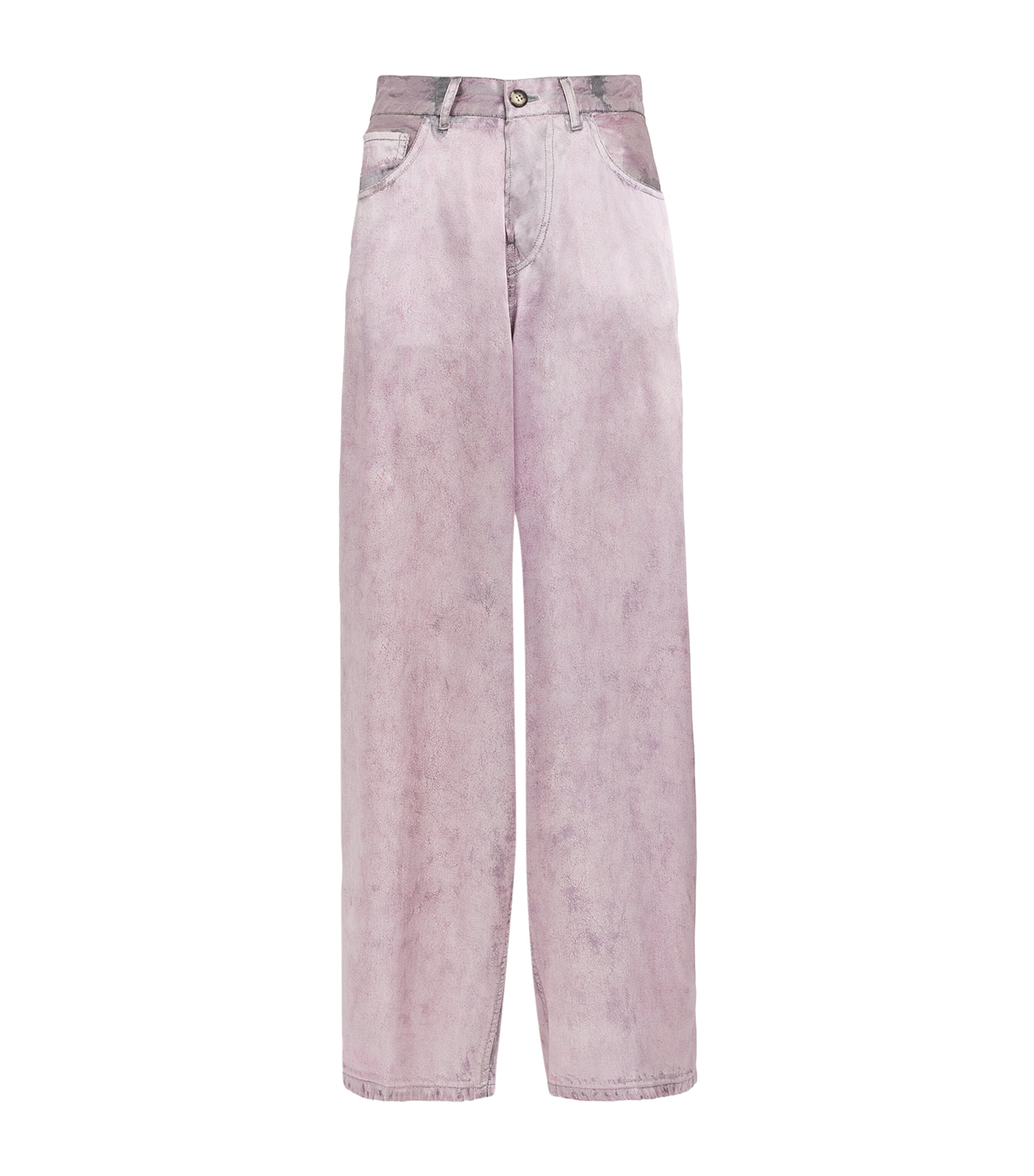 Haikure Cotton-linen Wide-leg Bethany Jeans