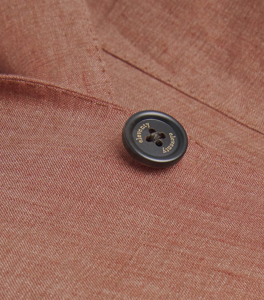 x Harrods Linen Blazer VICUNA Image 5