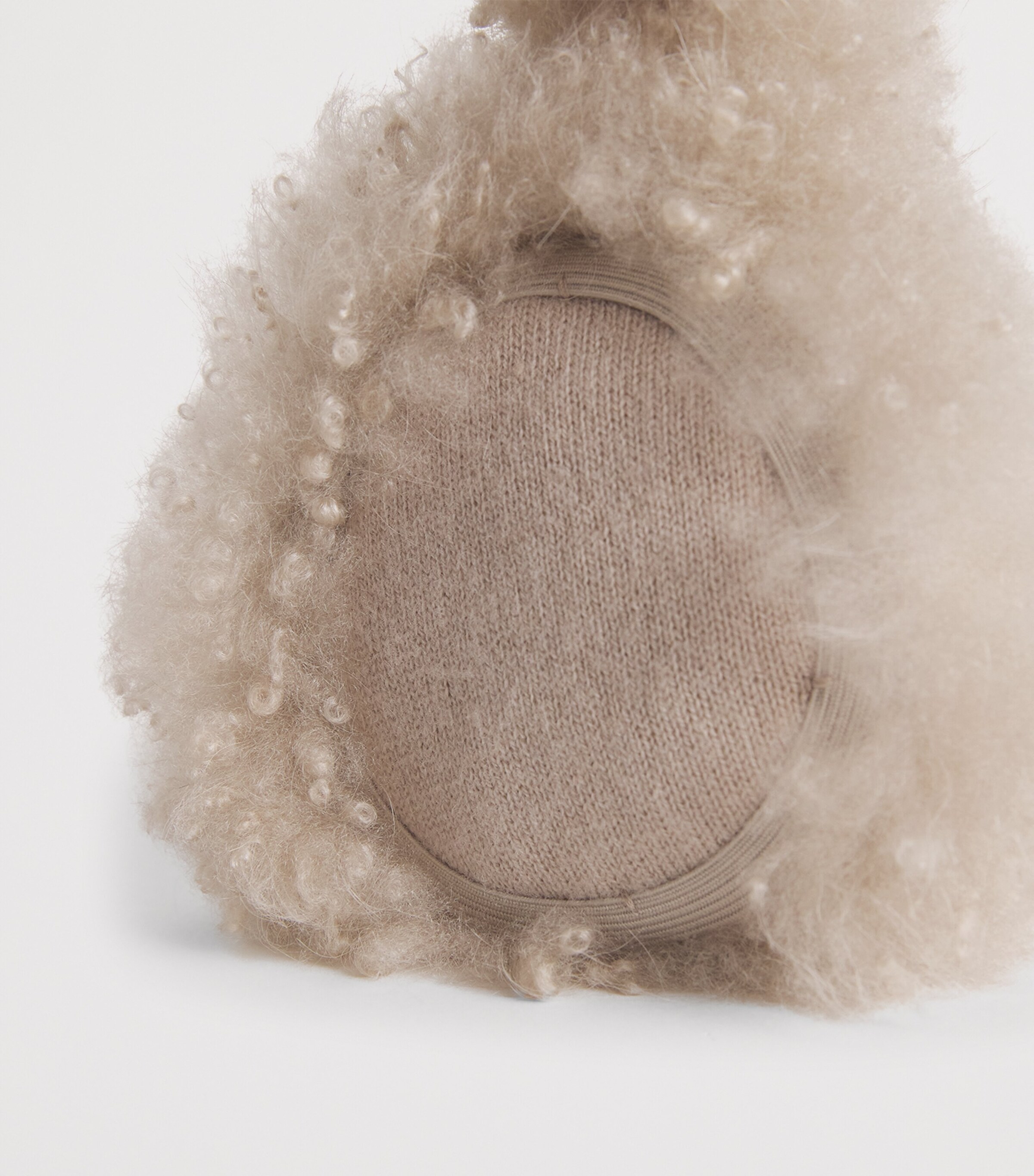 Yves Salomon Womens Lamb Shearling Earmuffs Image 5