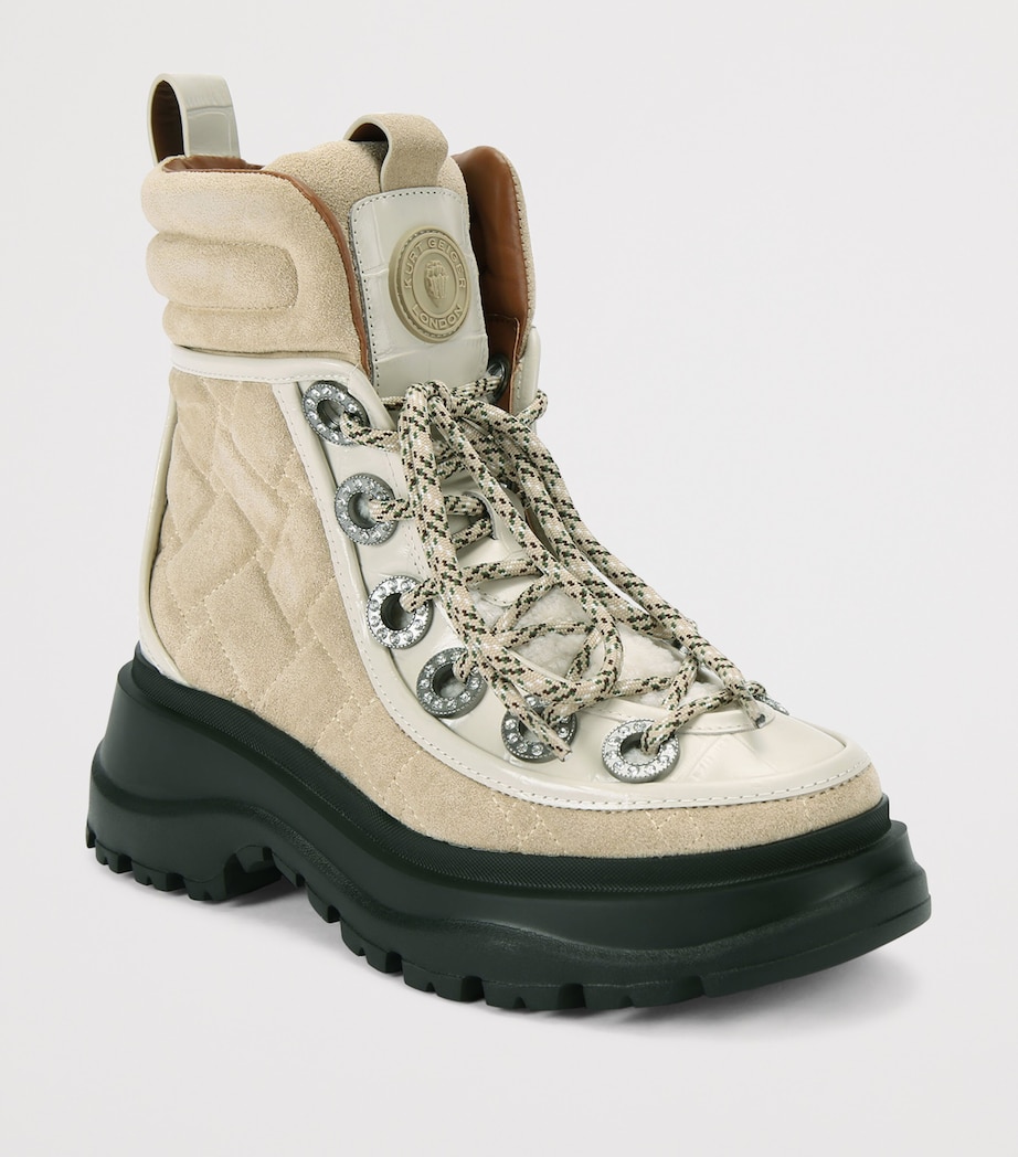 Embellished Kensington Hiker Boots BEIGE Image 4