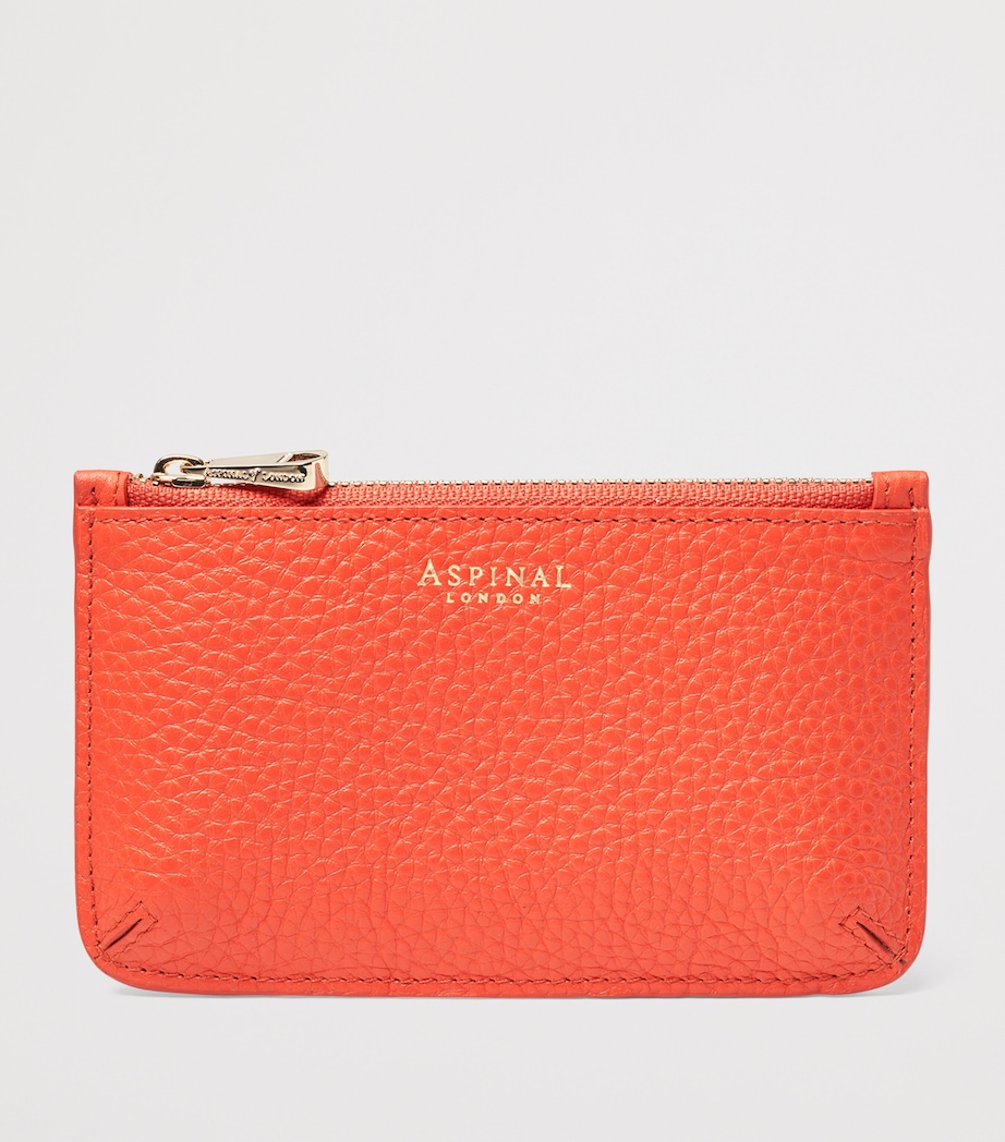 Leather Ella Card Holder CORAL Image 2