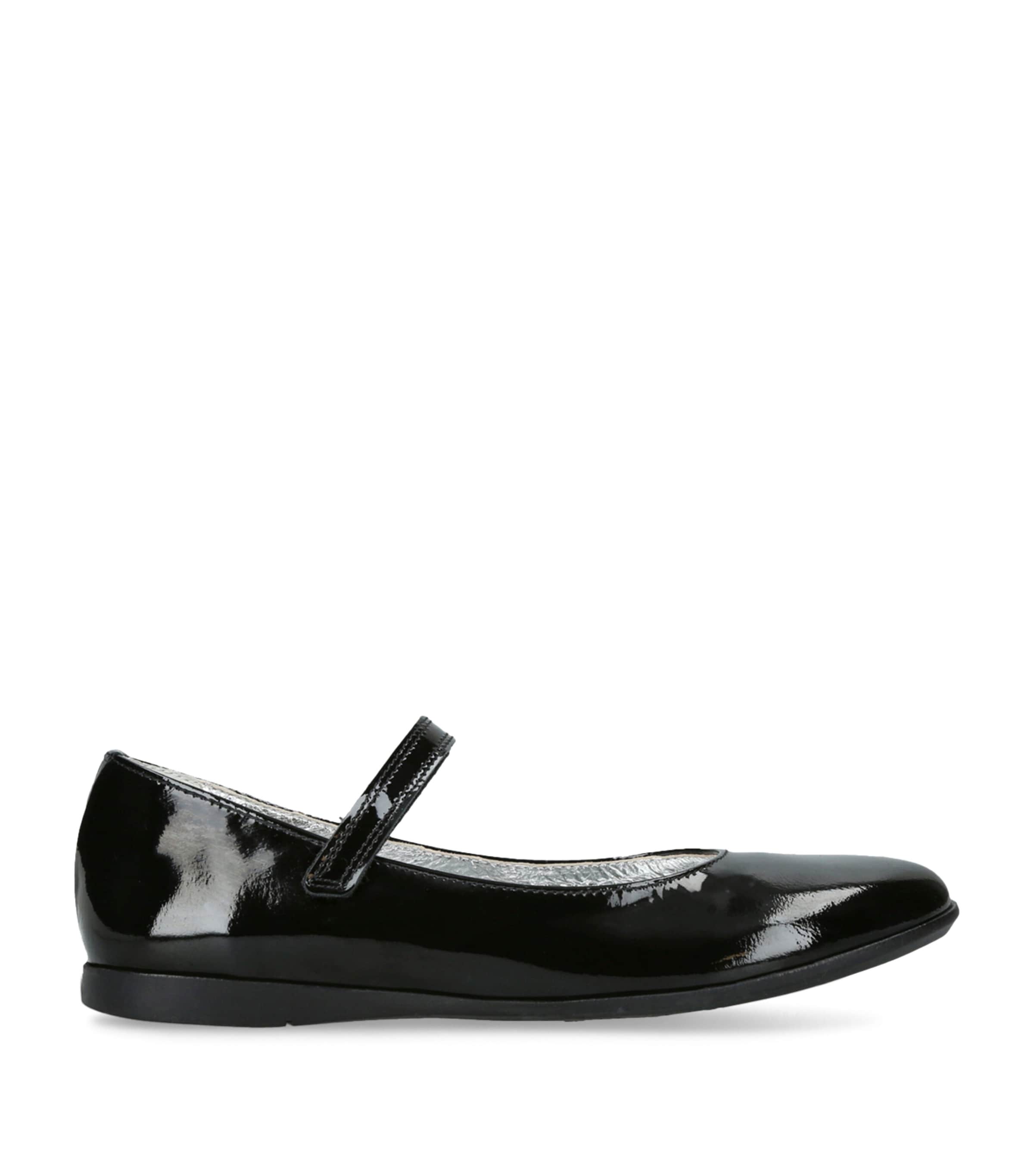papouelli Patent Leather Evie Flats Black Image 1