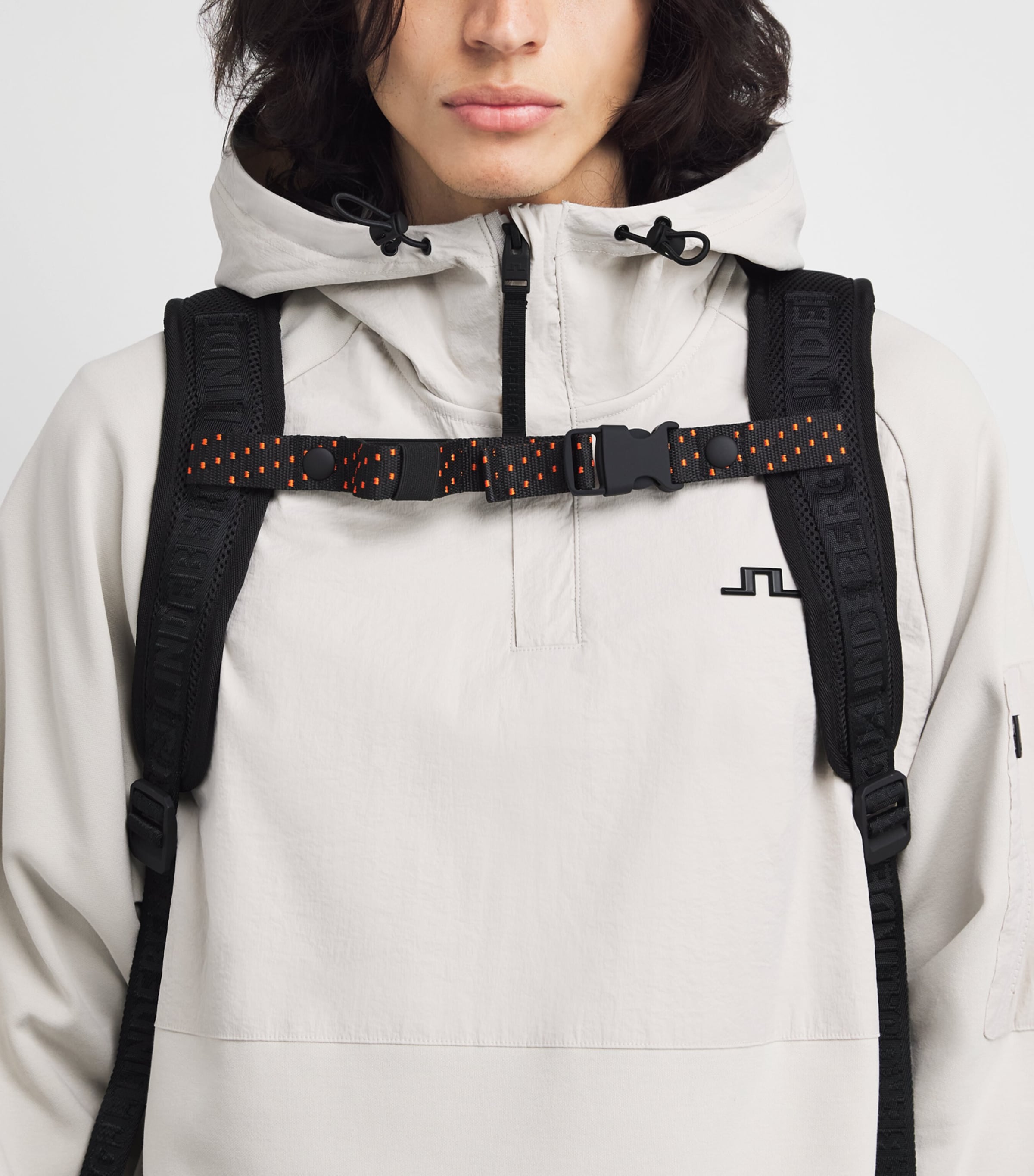 Cotton-Blend Mijo Hybrid Hoodie U029 MOONBEAM Image 6