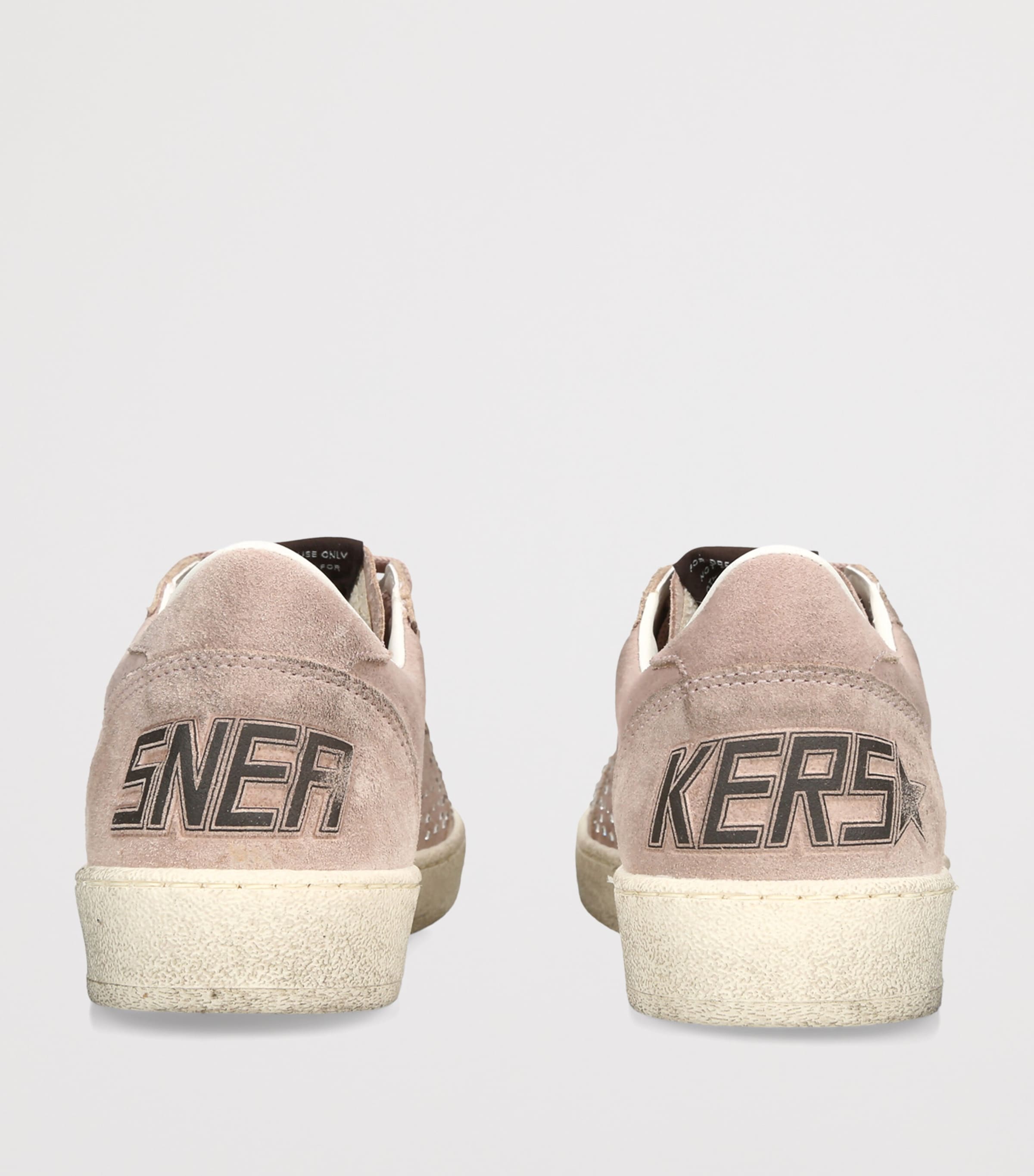 Golden Goose Suede Ball Star Sneakers Pale Pink Image 4
