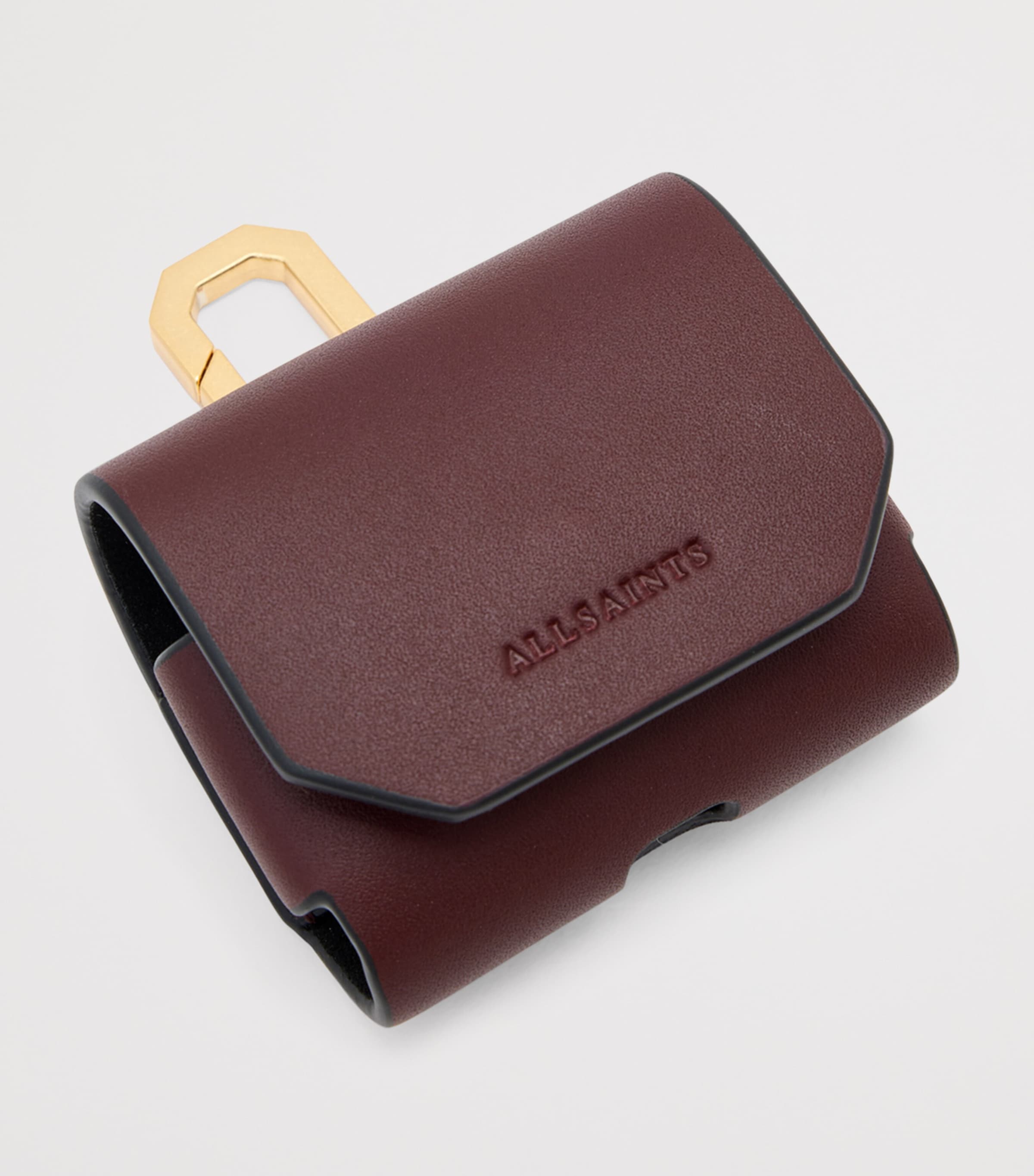 Leather AirPods Case DARK RED Image 4