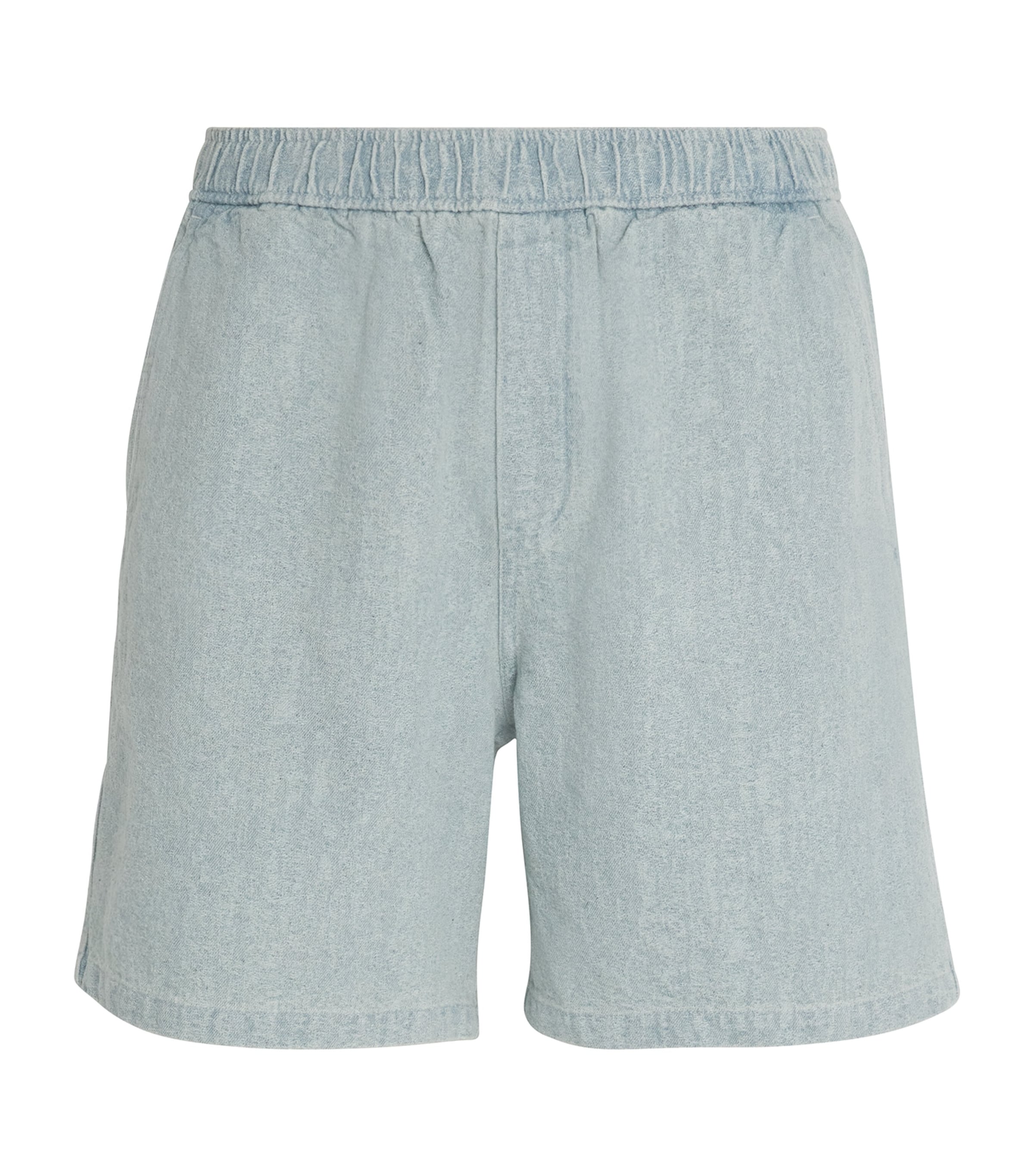 Samsoe & Samsoe Chambray Shorts In Blue