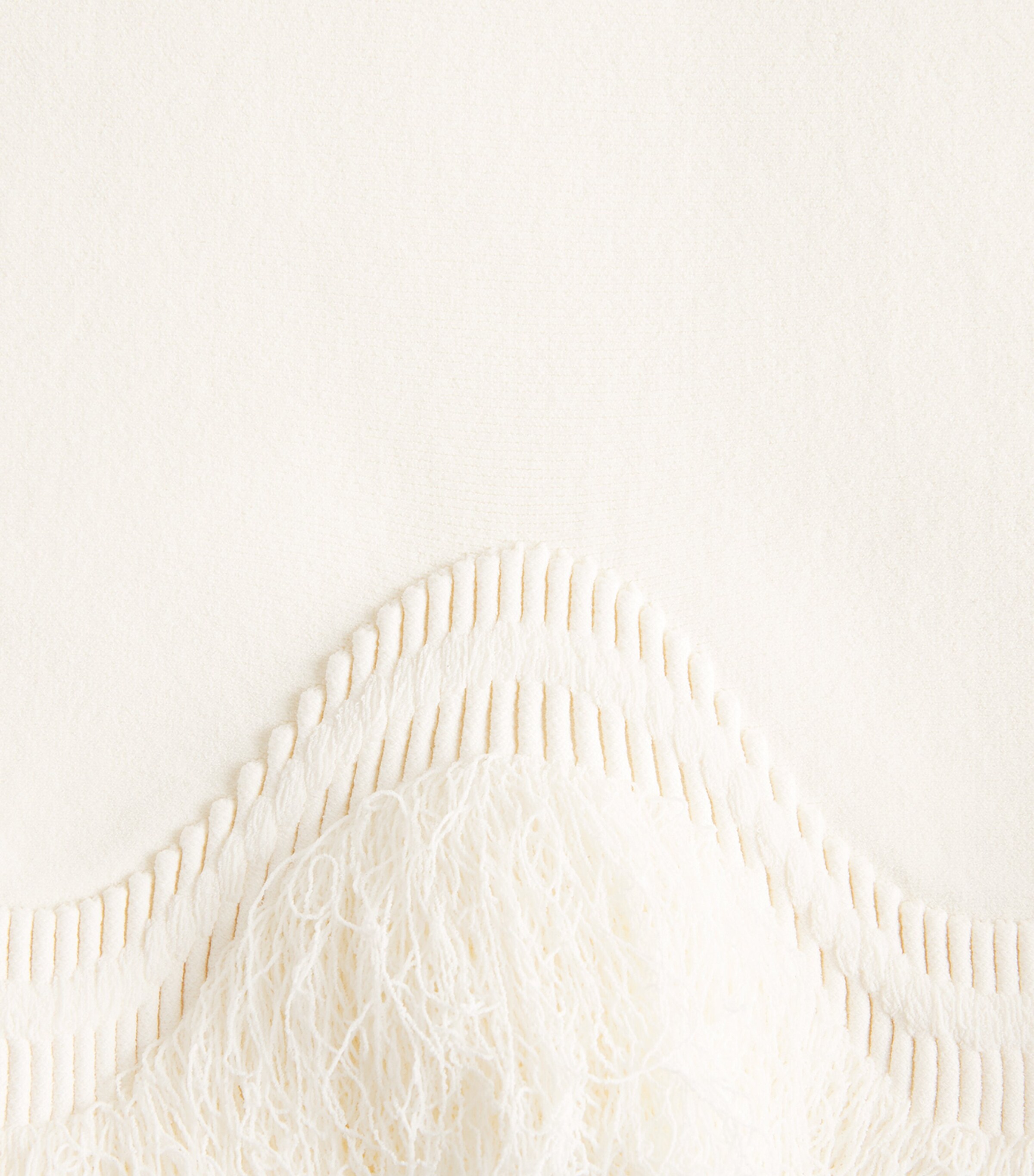 Ulla Johnson Womens Knit Fringe-Trim Paulina Midi Skirt Cowrie Image 6