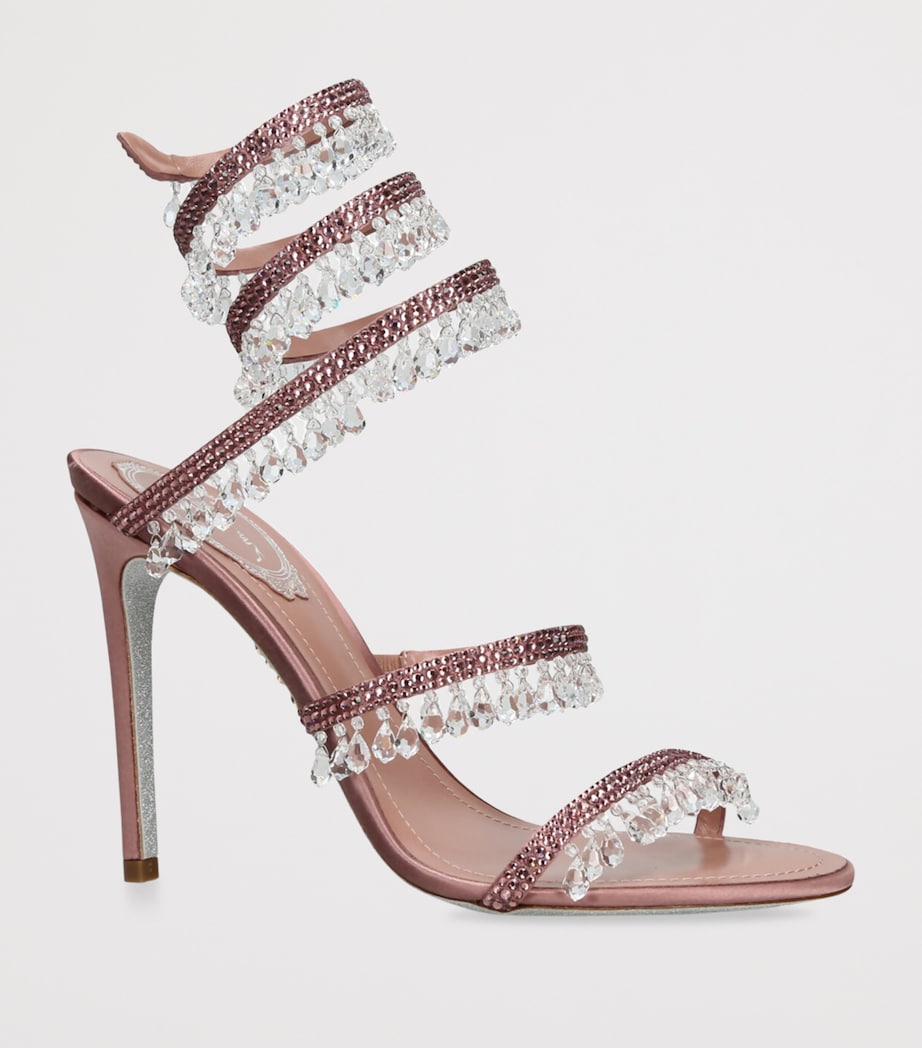 Satin Chandelier Sandals 105 BLUSH Image 3