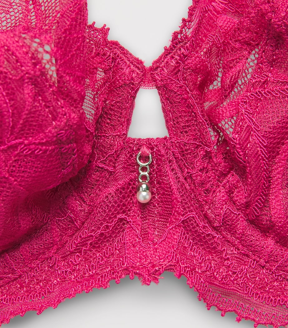 Wacoal Womens Abéllia Underwire Bra Vivacious Pink (vik) Image 4