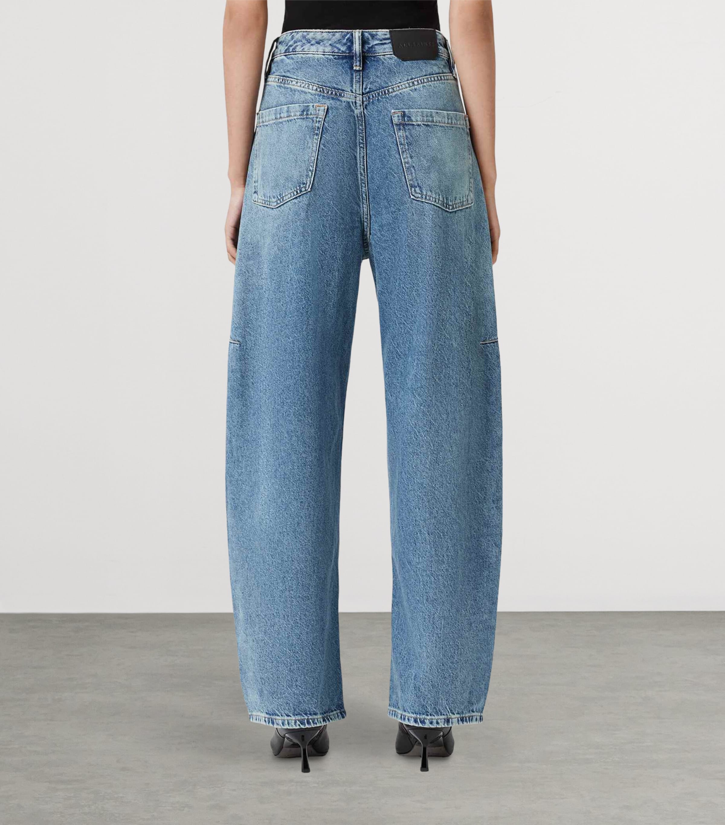 Organic Denim Carter Barrel Jeans MID INDIGO Image 6