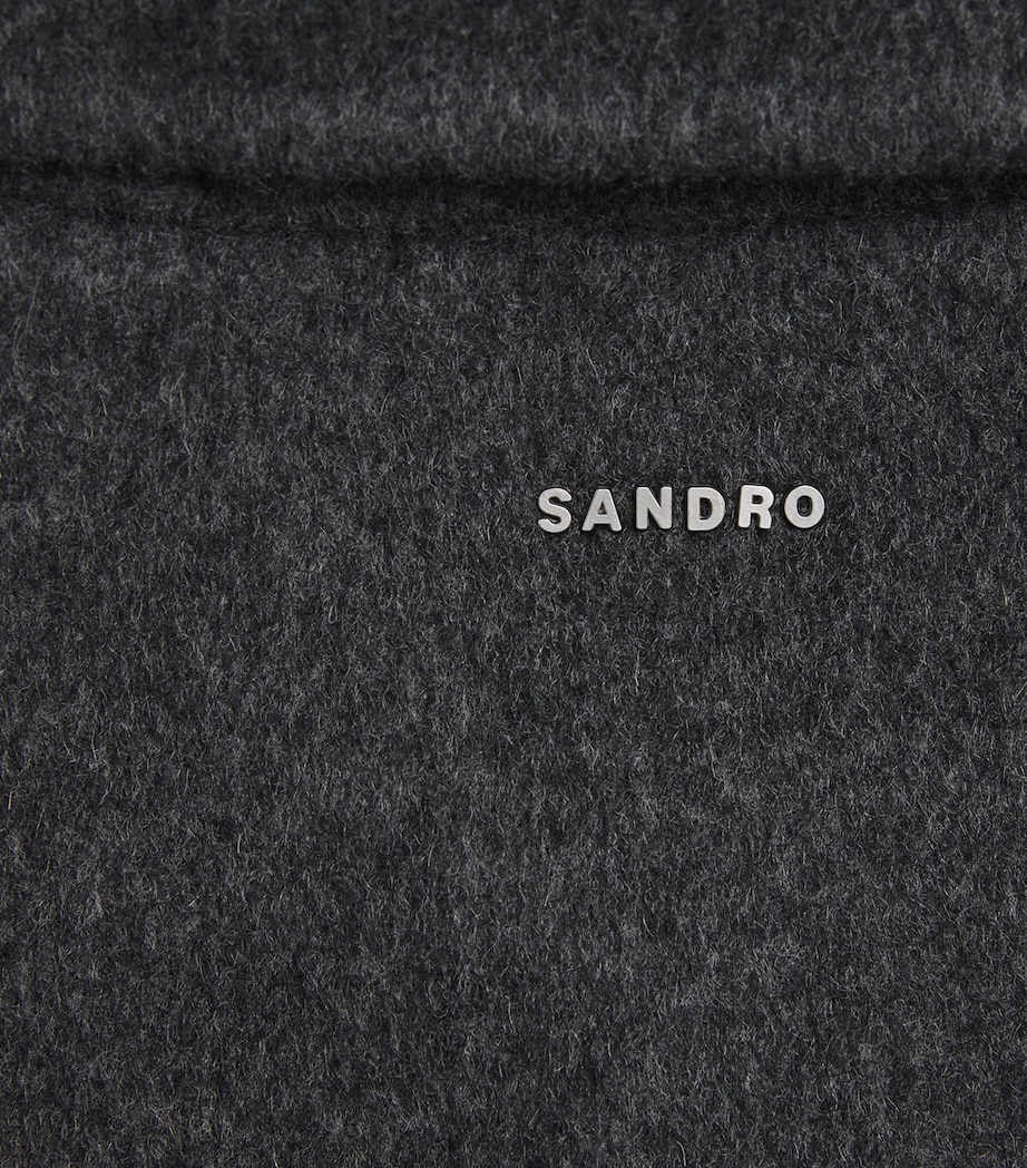 Double-Faced Wool-Blend Jacket DARK GREY Image 5