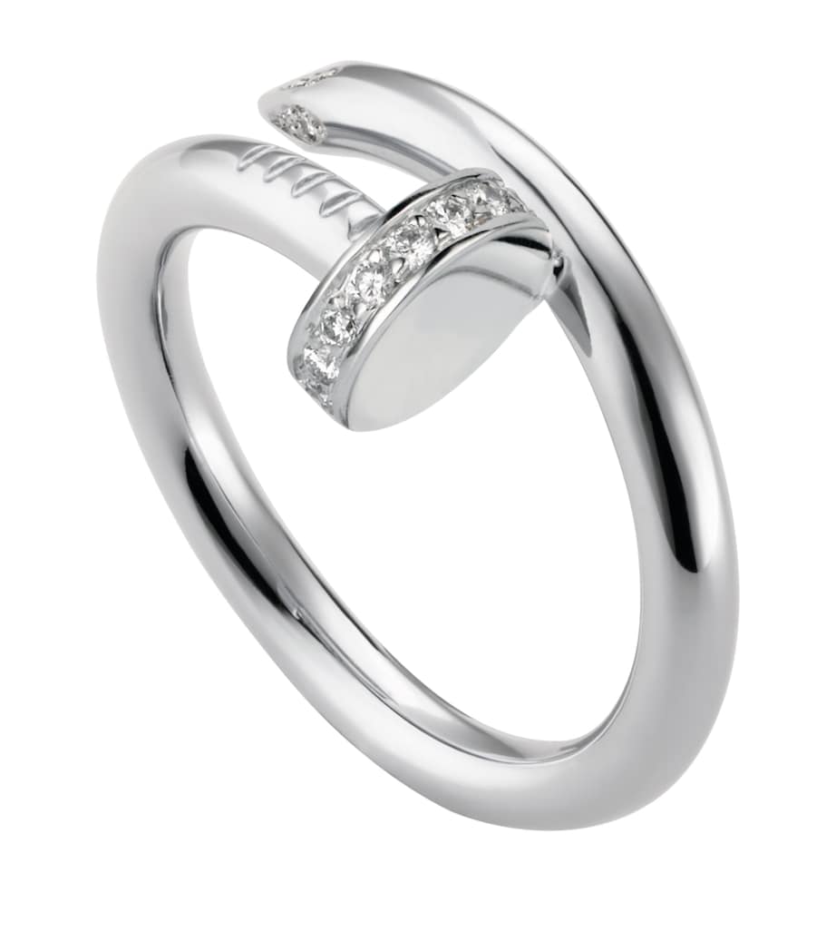 White Gold and Diamond Juste un Clou Ring MULTI Image 1