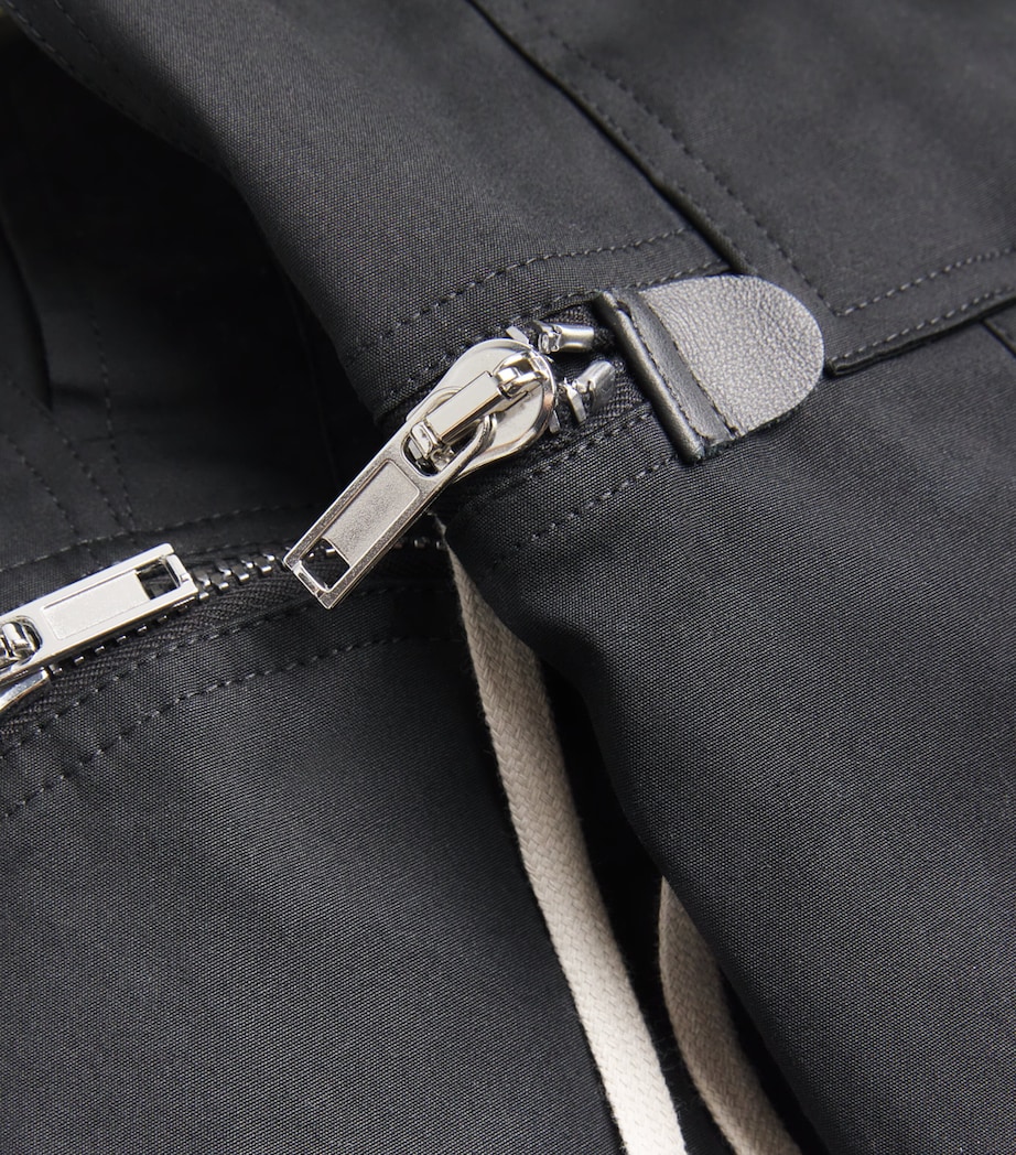 Twill Bauhaus Cargo Trousers BLACK Image 5