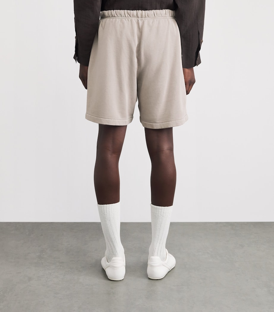 FEAR OF GOD ESSENTIALS Mens Cotton Logo Sweat Shorts Faded Seal Image 5