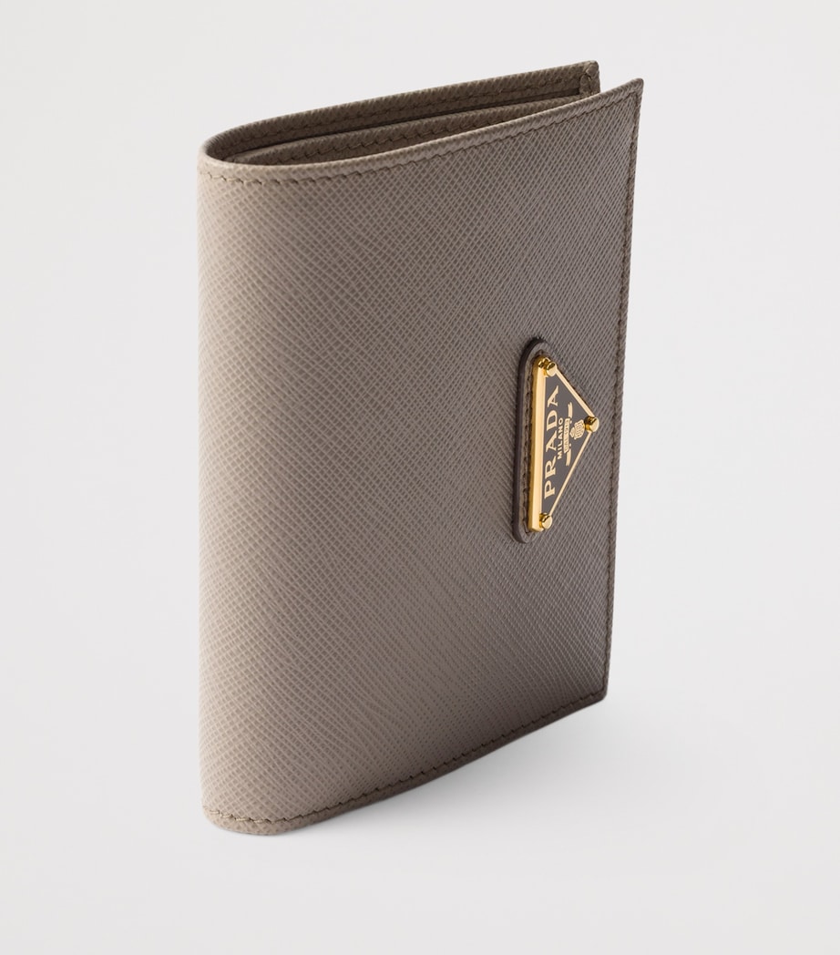 Small Saffiano Leather Wallet F0572 Image 4