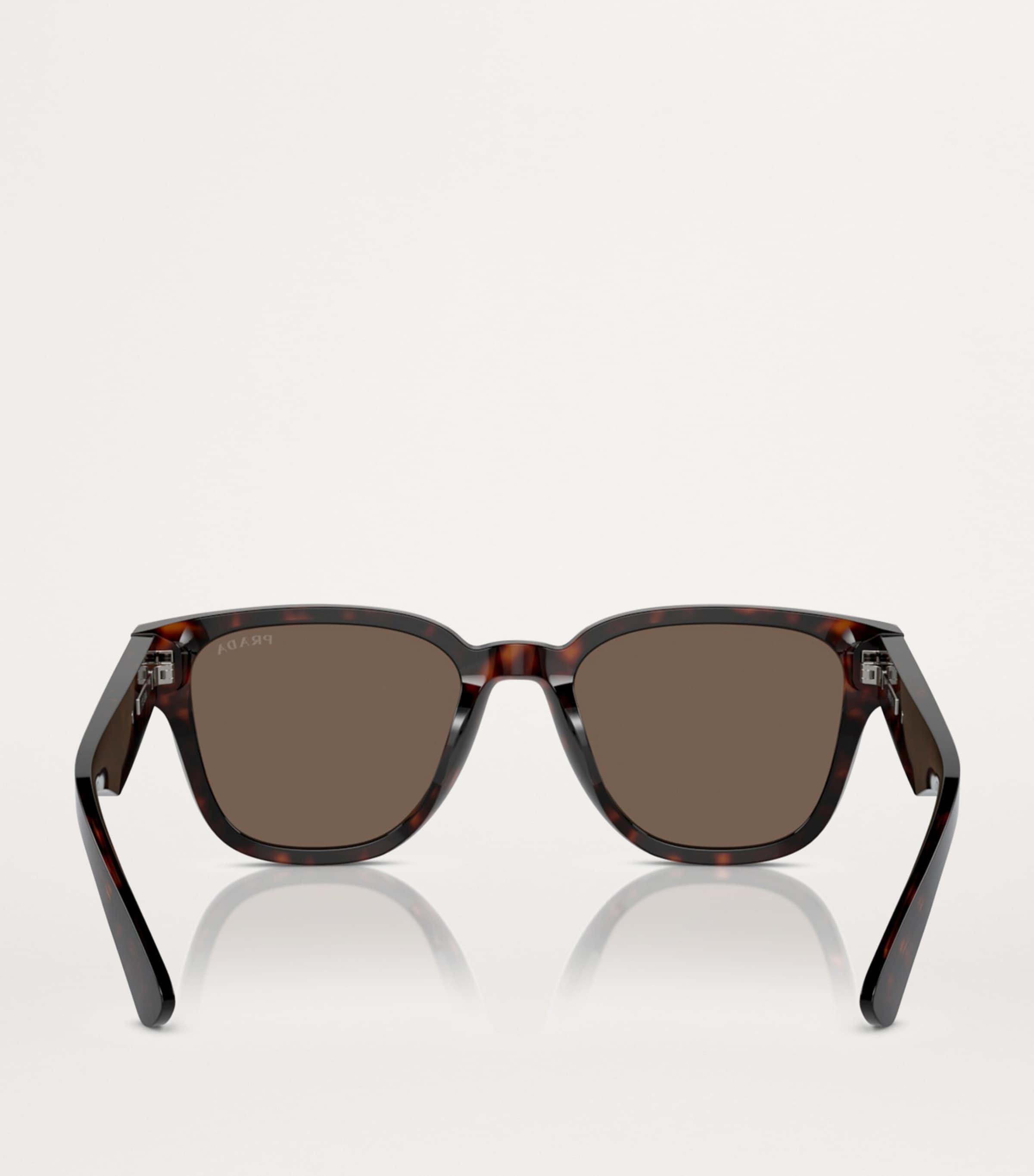 Prada Acetate Rectangular Sunglasses Image 4