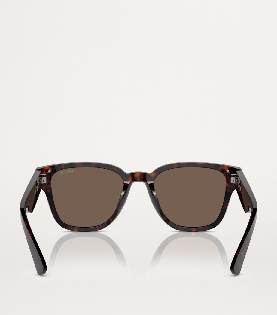 Prada Acetate Rectangular Sunglasses Image 4