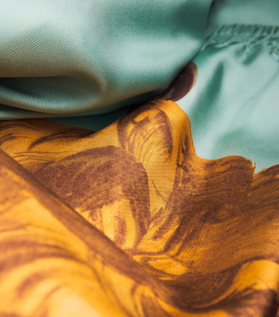 Silk Wide-Leg Palazzo Trousers BU01PEONY PLACEE Image 5