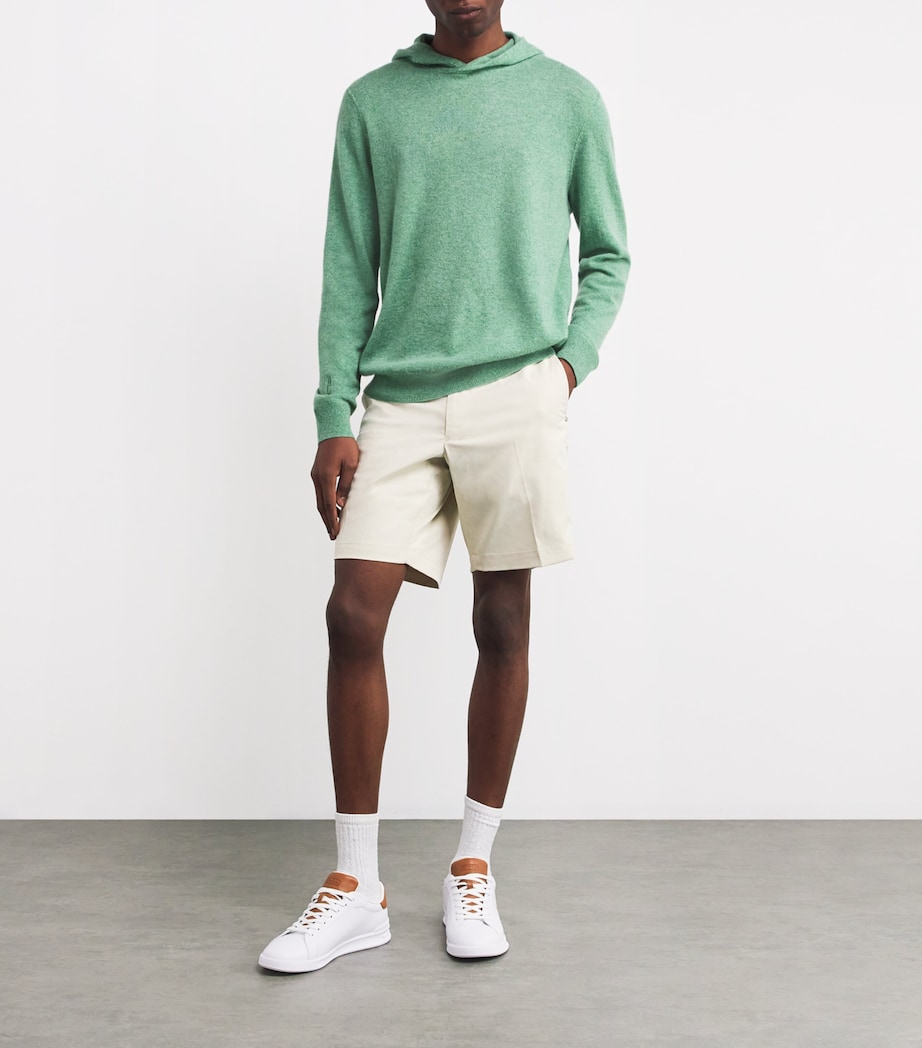 Cashmere Hoodie GREEN Image 2