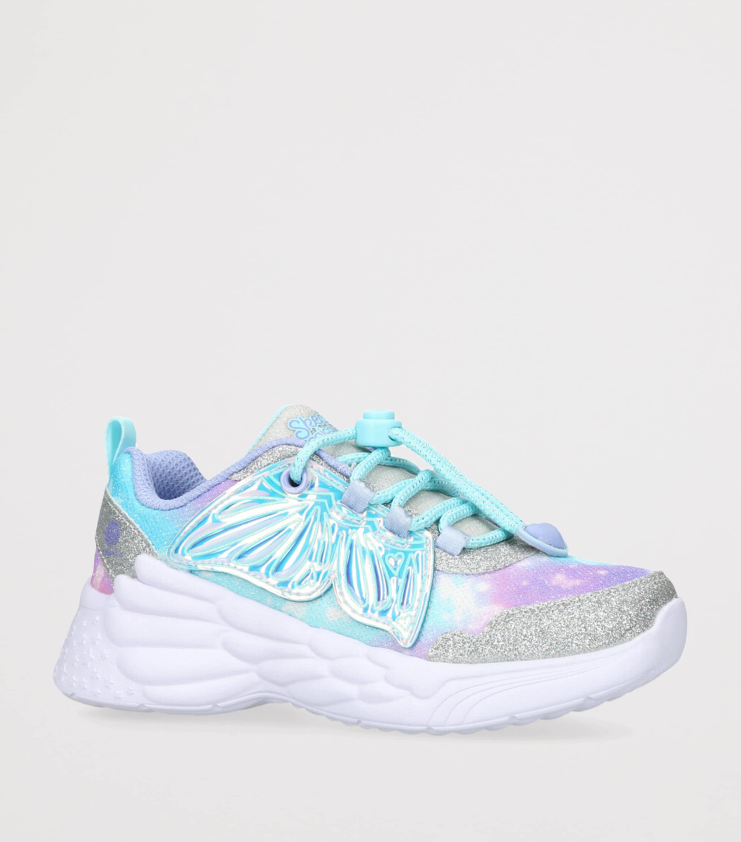 Skechers Dream Racer Sneakers Silver Image 3