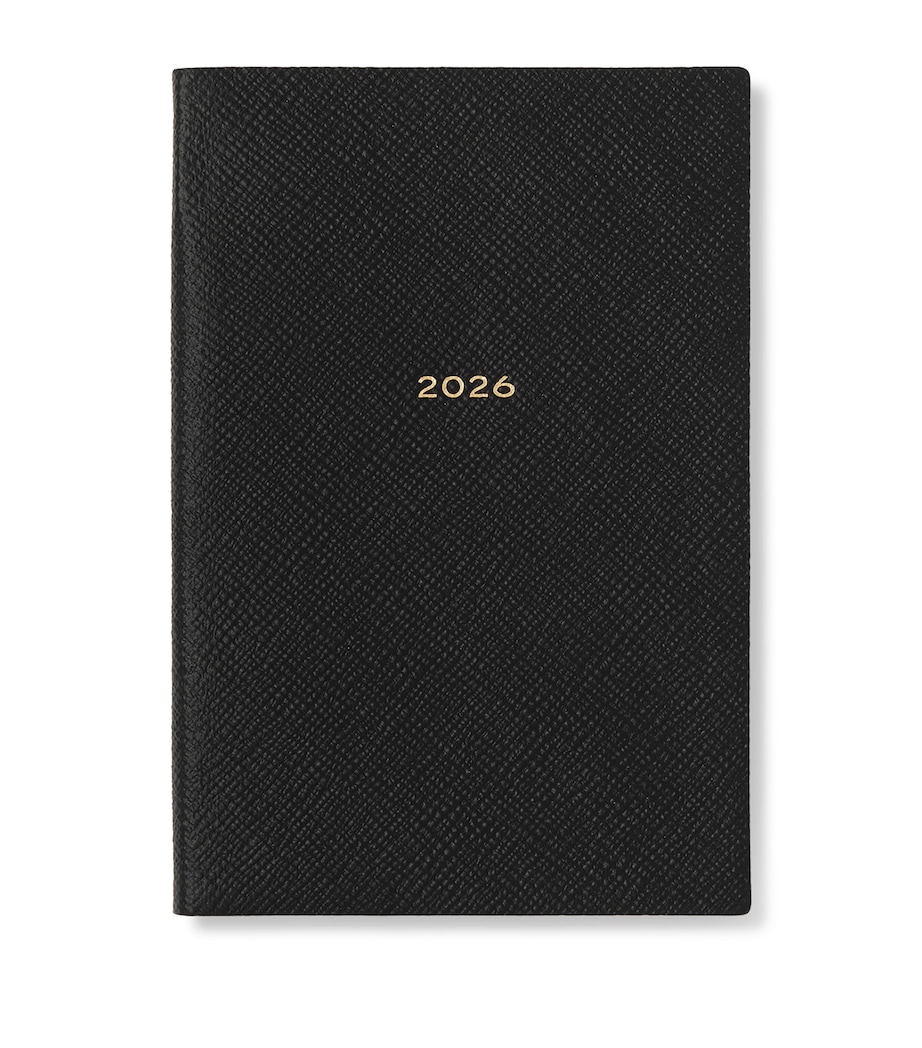 Smythson Grained Lambskin Chelsea Diary Black Image 1