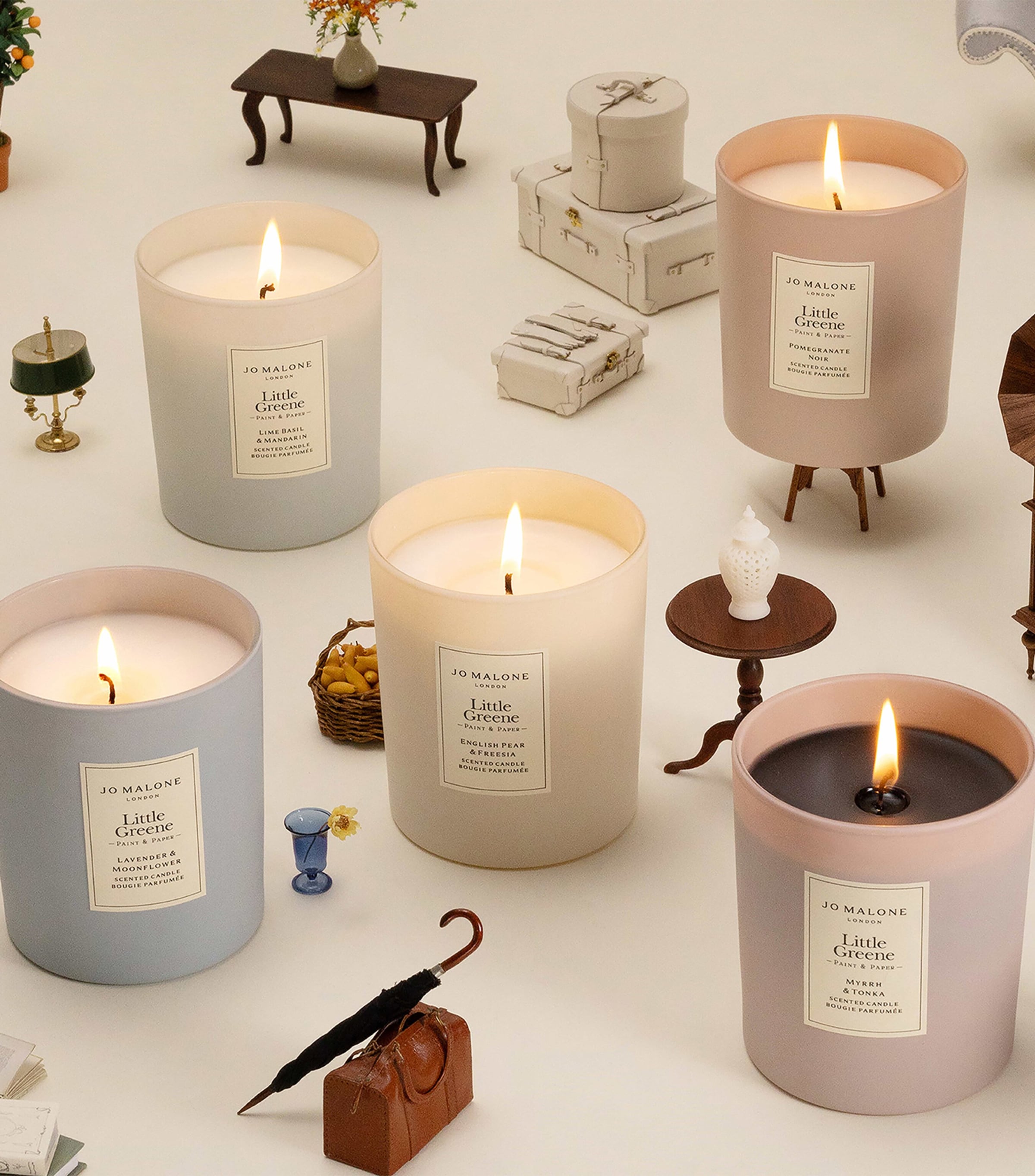 Jo Malone London x Little Greene Special Edition Pomegranate Noir Scented Candle (200g) Image 4